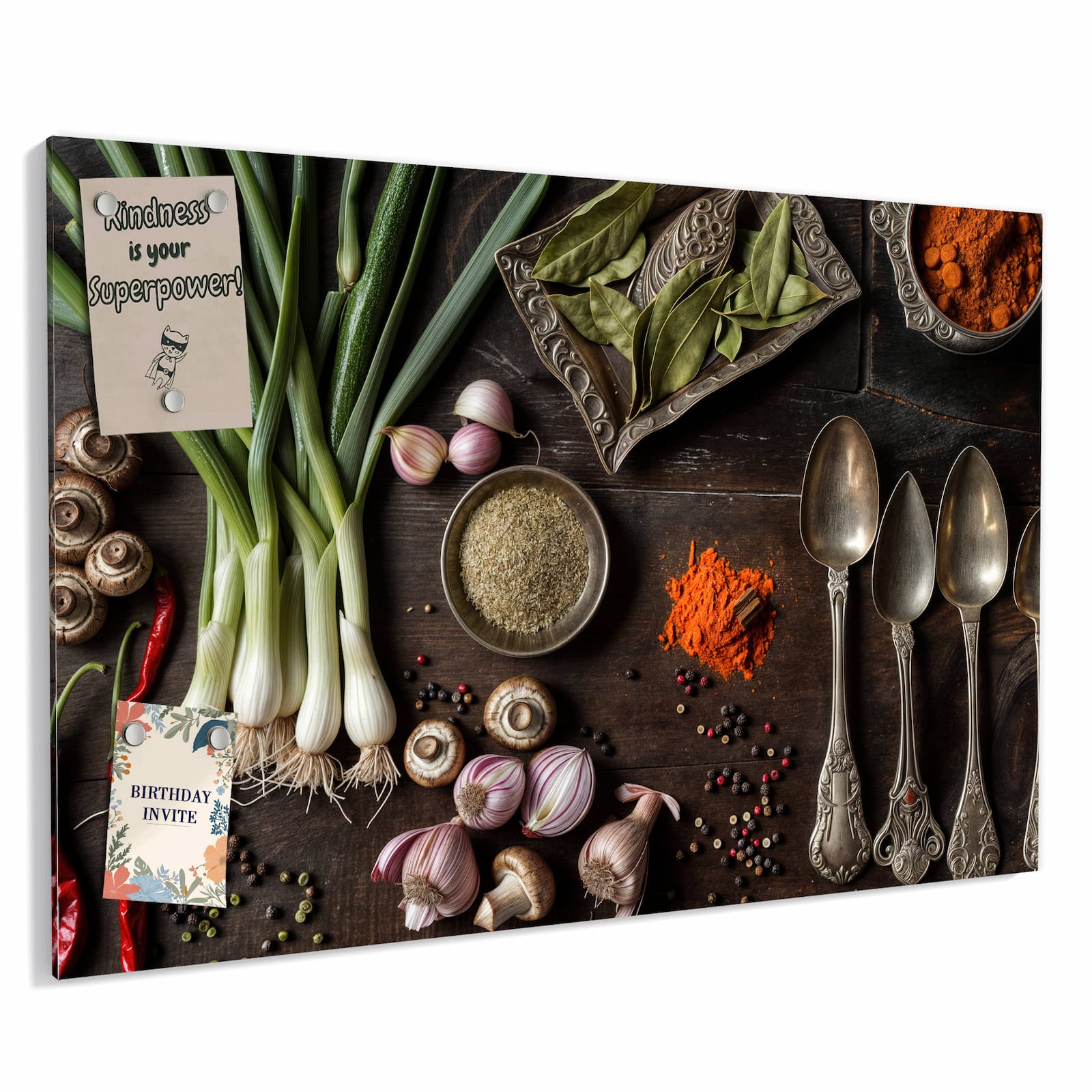 Magnetická tabule – obraz na zeď Vášeň pro vaření | 60 × 40 cm