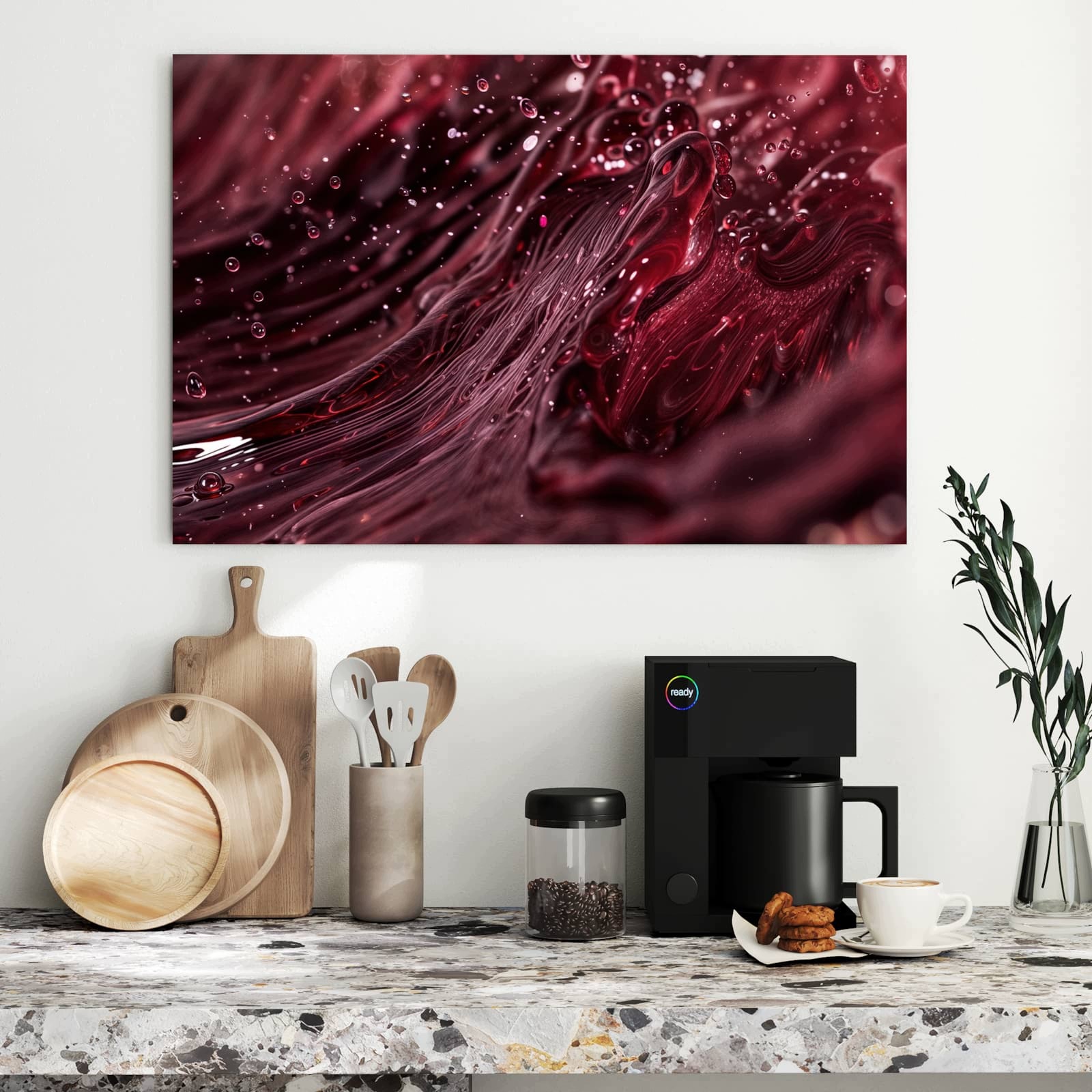 Magnetická tabule – obraz na zeď Vířící plyn | 90 × 60 cm