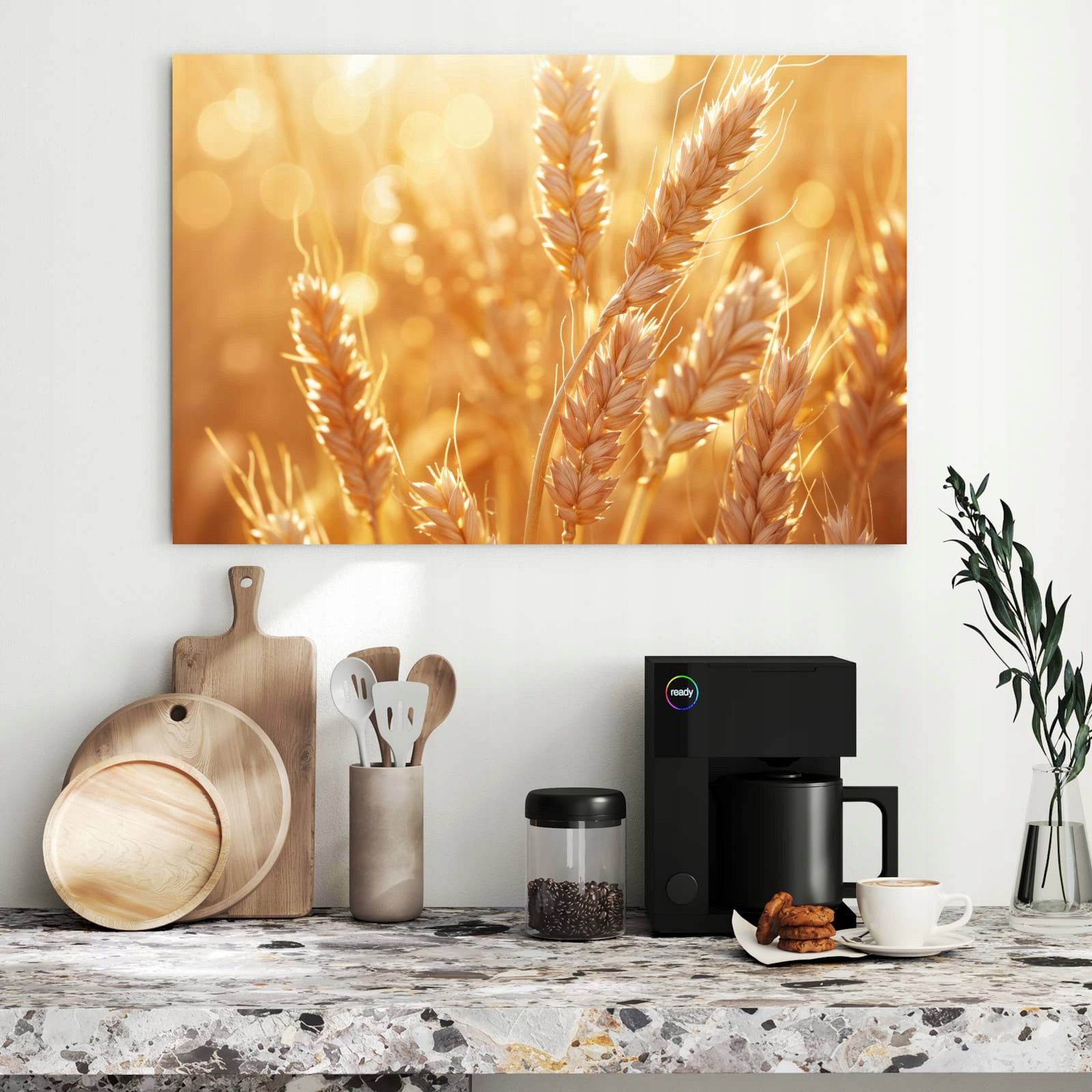 Magnetická tabule – obraz na zeď Pole pšenice – motiv 2 | 90 × 60 cm