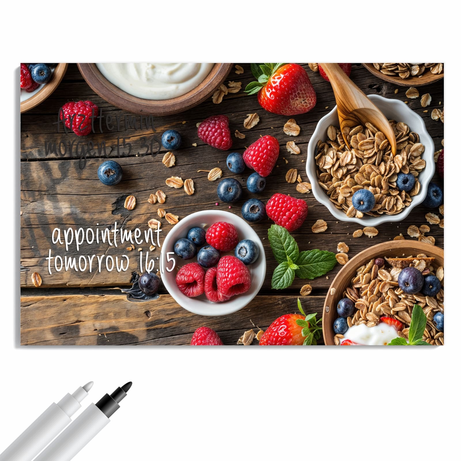 Magnetická tabule – obraz na zeď Snídaně müsli | 60 × 40 cm