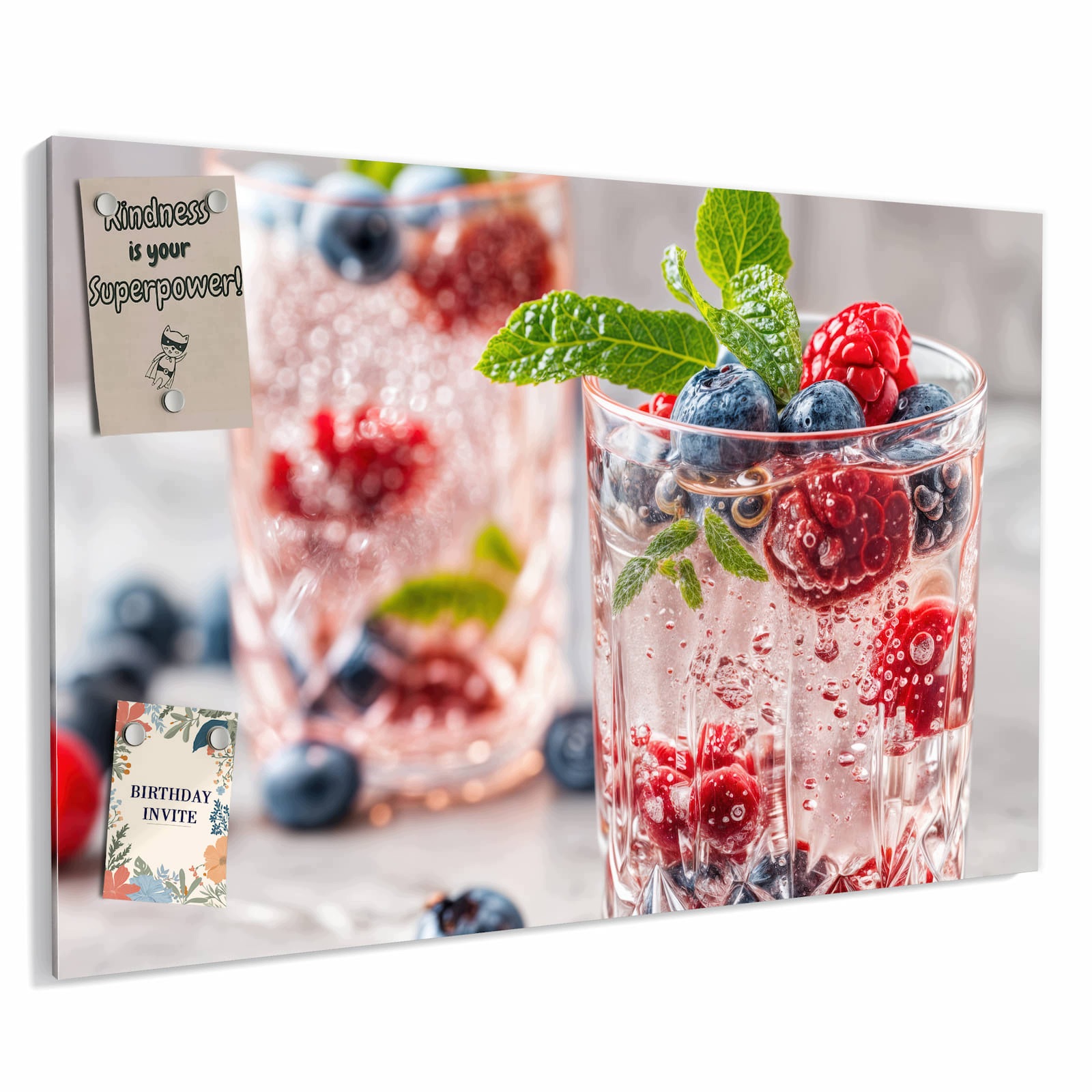 Magnetická tabule – obraz na zeď Koktejl bobule | 60 × 40 cm