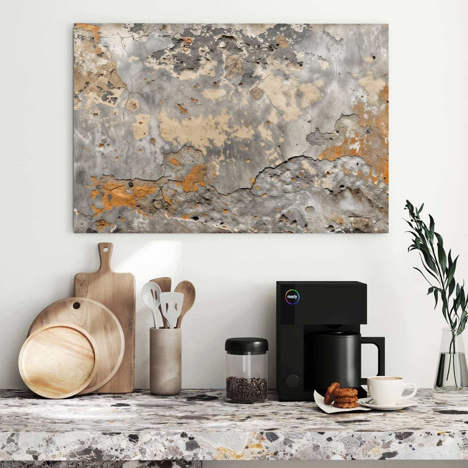 Magnetická tabule – obraz na zeď Vybledlá stěna | 90 × 60 cm