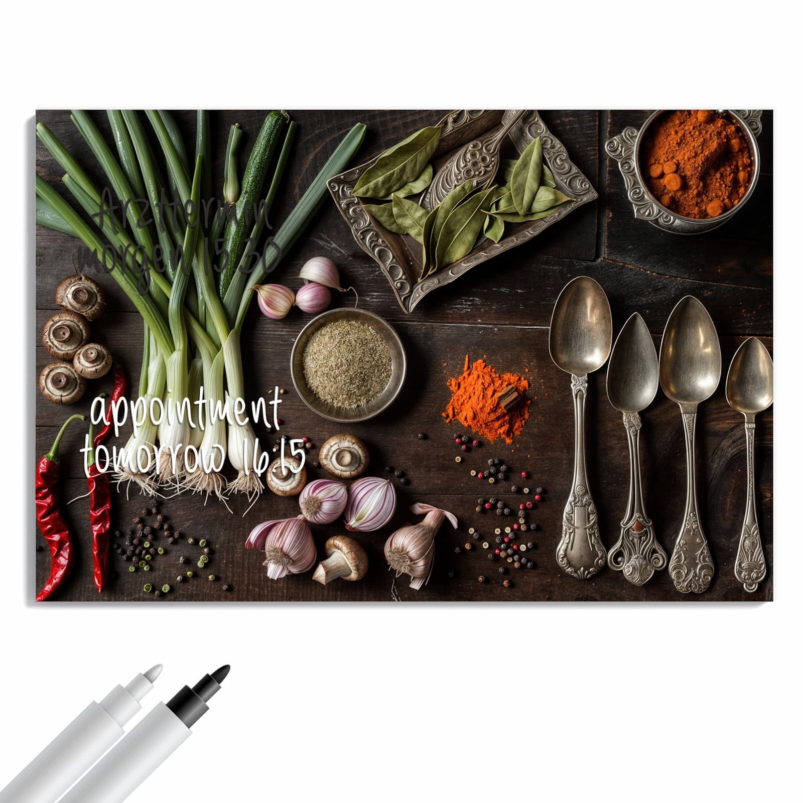 Magnetická tabule – obraz na zeď Vášeň pro vaření | 90 × 60 cm