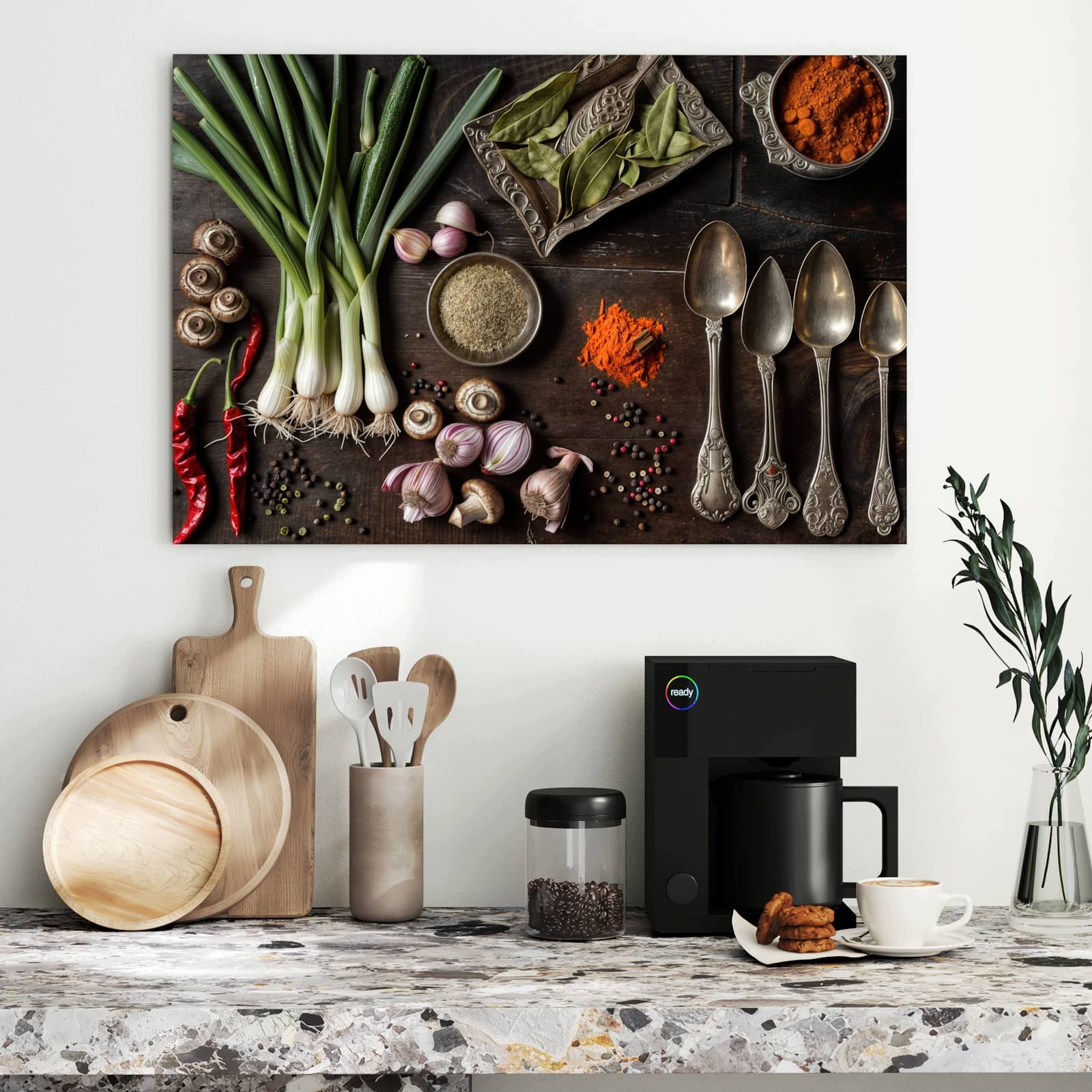 Magnetická tabule – obraz na zeď Vášeň pro vaření | 90 × 60 cm