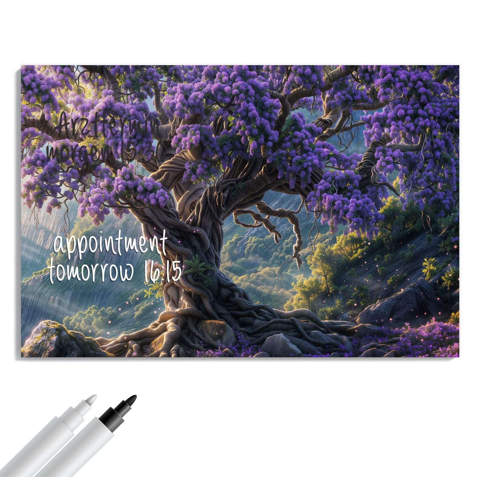 Magnetická tabule – obraz na zeď Magický strom | 60 × 40 cm