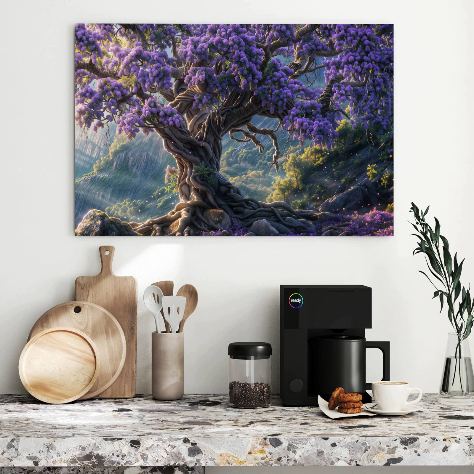 Magnetická tabule – obraz na zeď Magický strom | 90 × 60 cm