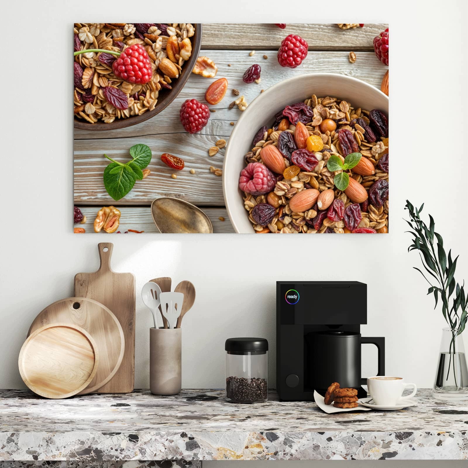 Magnetická tabule – obraz na zeď Luxusní snídaně | 90 × 60 cm