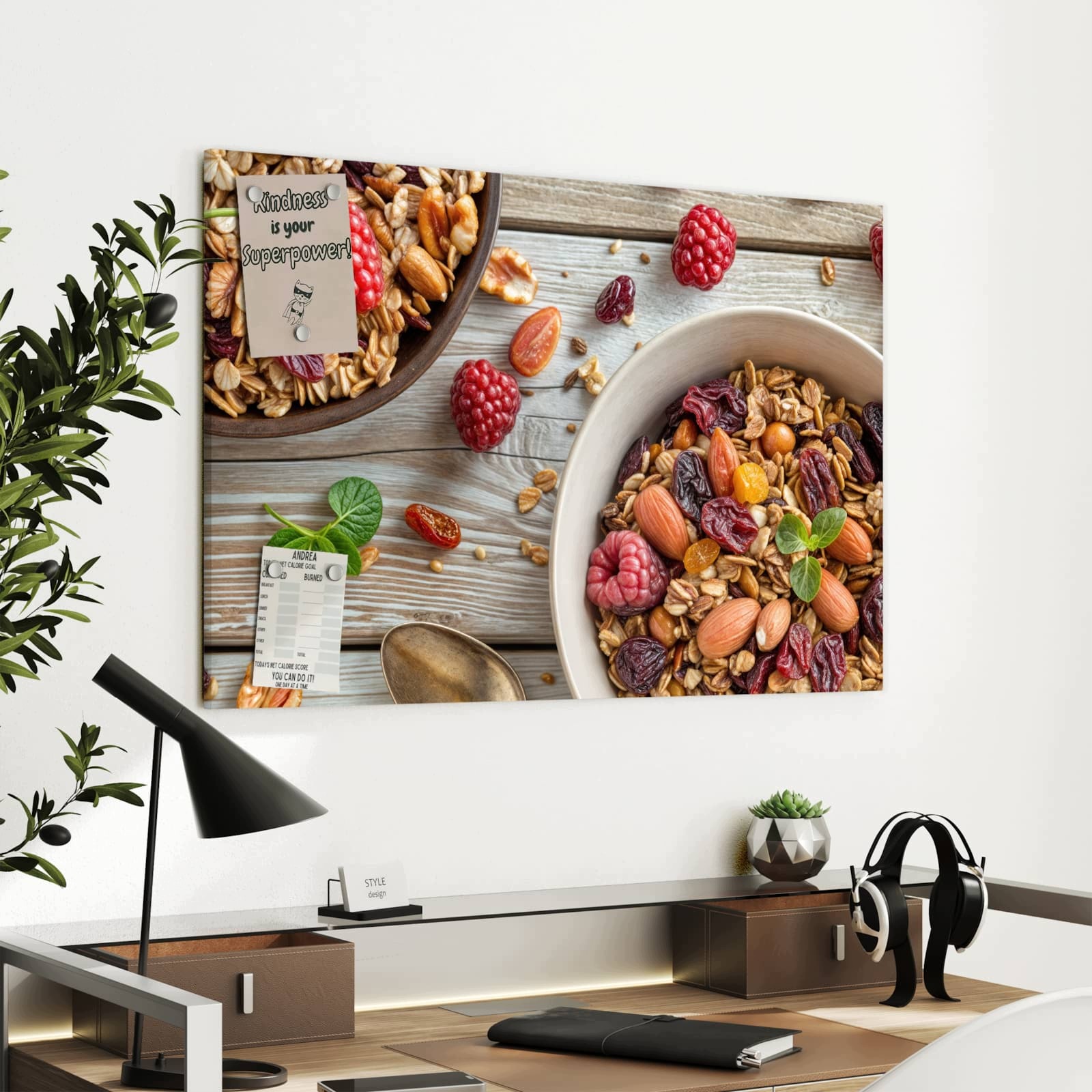 Magnetická tabule – obraz na zeď Luxusní snídaně | 90 × 60 cm