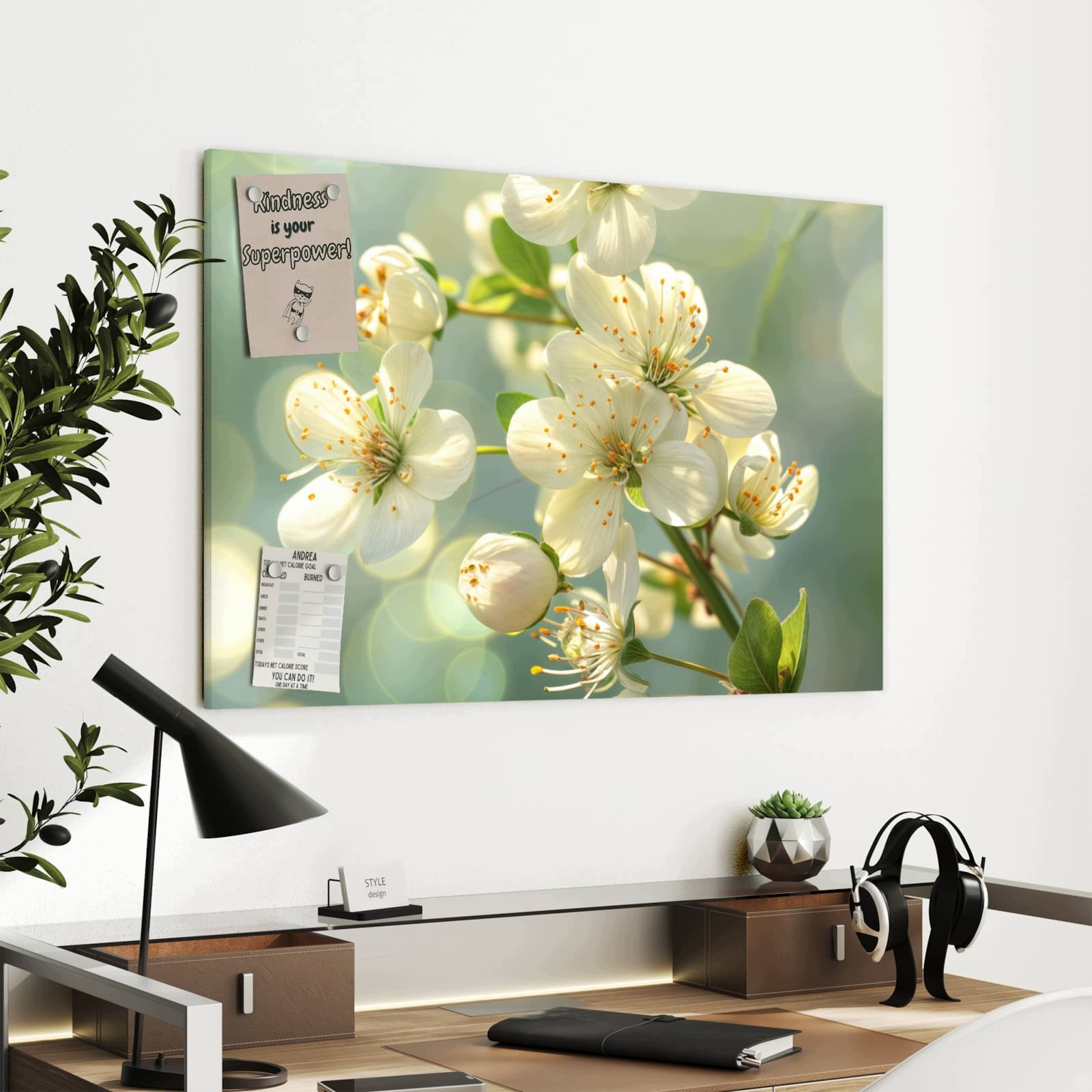 Magnetická tabule – obraz na zeď Probouzející se jaro | 90 × 60 cm