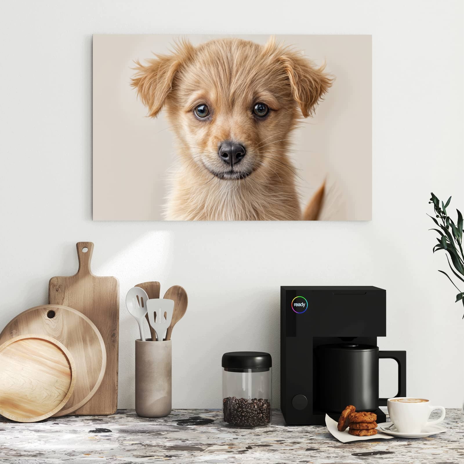 Magnetická tabule – obraz na zeď Fotografie štěněte | 60 × 40 cm