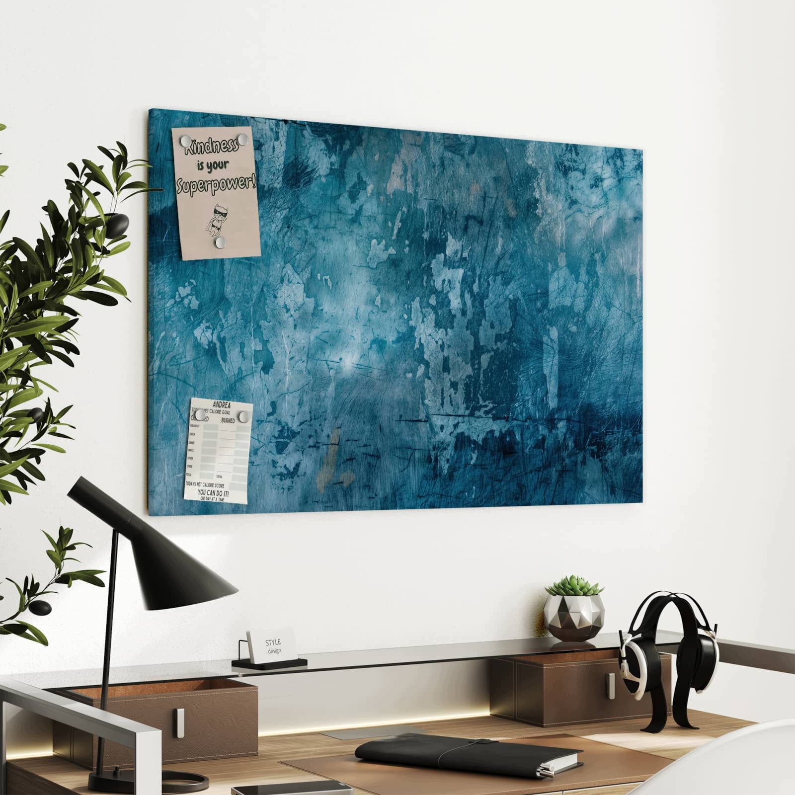 Magnetická tabule – obraz na zeď Abstraktní textura | 90 × 60 cm