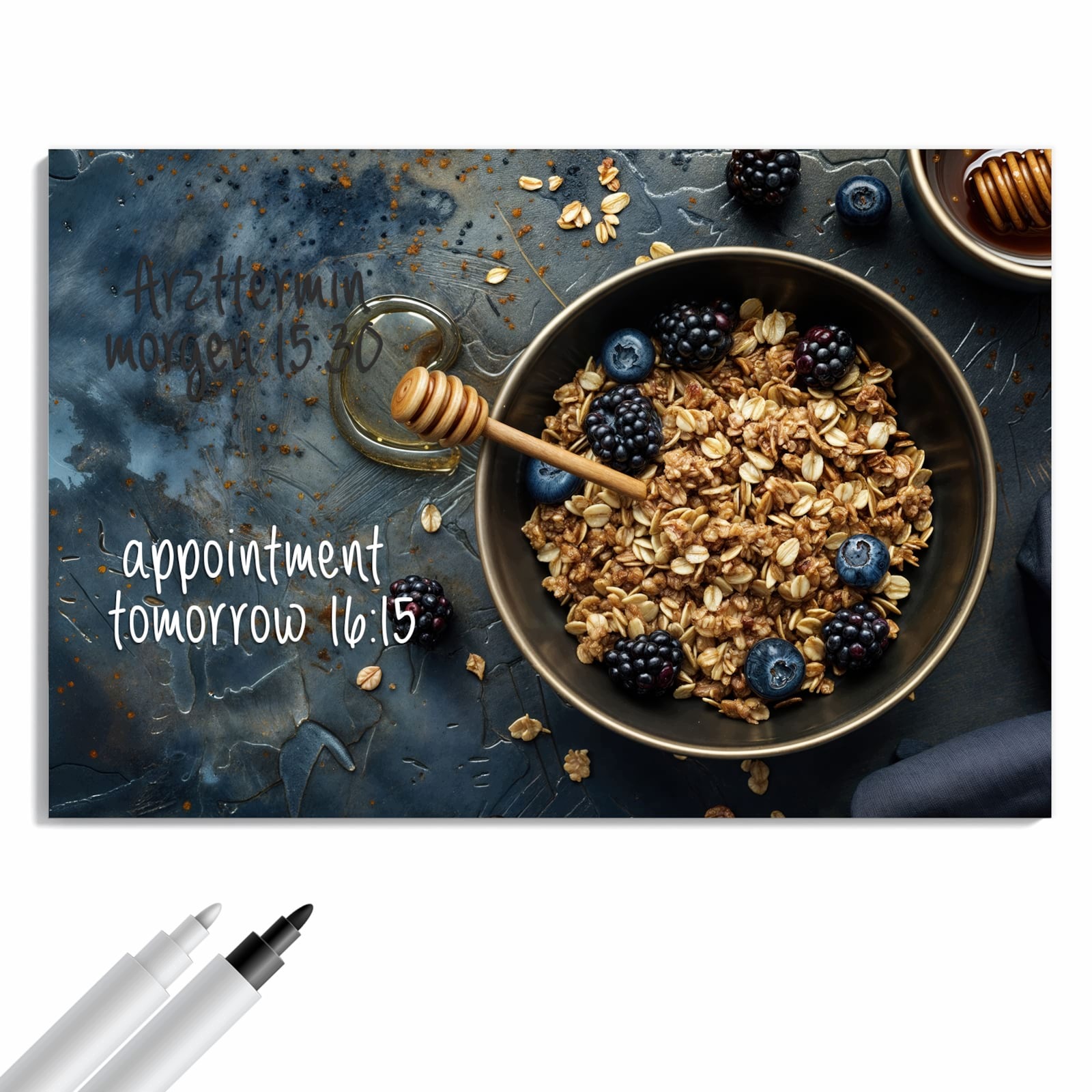 Magnetická tabule – obraz na zeď Müsli bobule | 90 × 60 cm