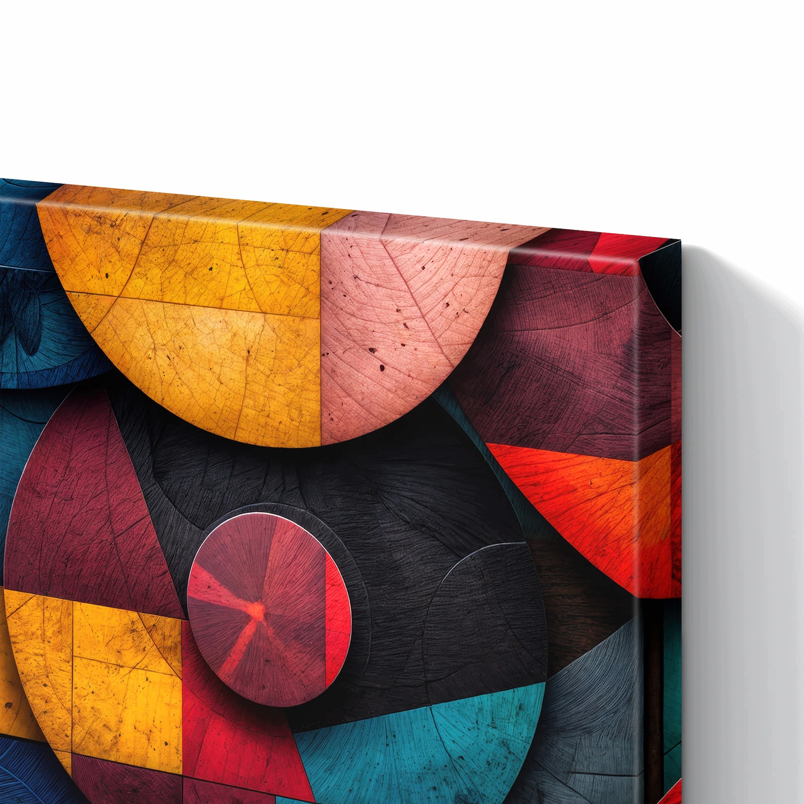 Magnetická tabule – obraz na zeď Barevná kolečka – motiv 1 | 60 × 40 cm