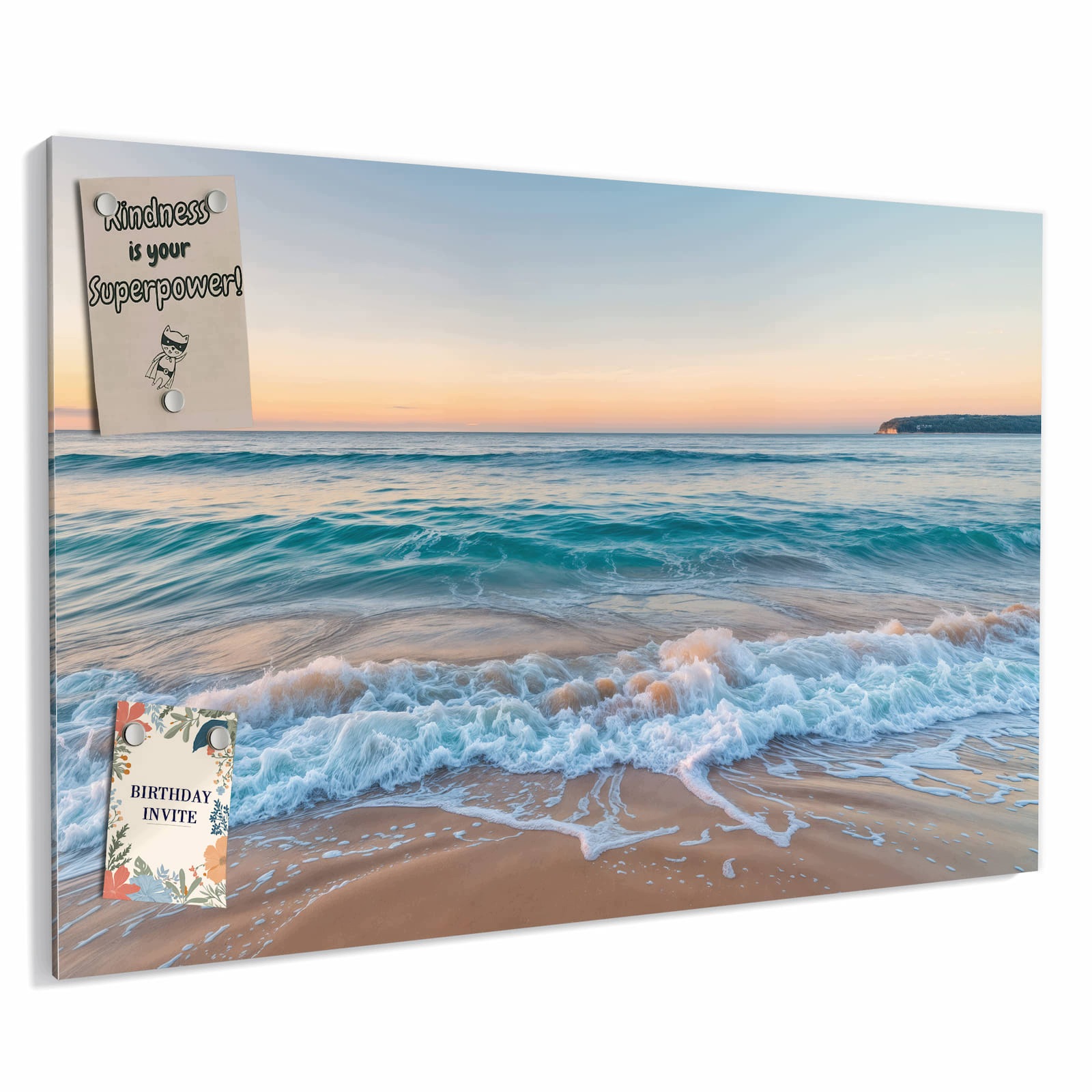 Magnetická tabule – obraz na zeď Horizont pláže | 60 × 40 cm