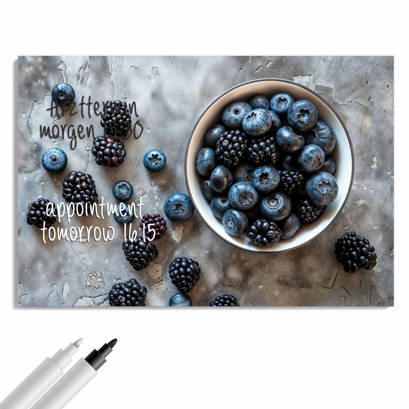 Magnetická tabule – obraz na zeď Borůvky ostružiny | 60 × 40 cm