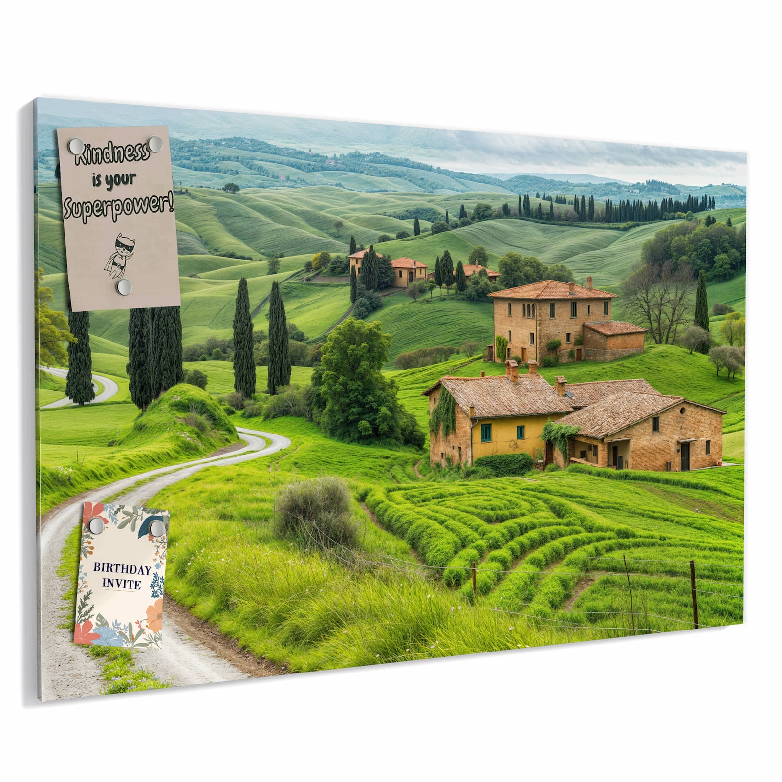 Magnetická tabule – obraz na zeď Italská krajina | 90 × 60 cm