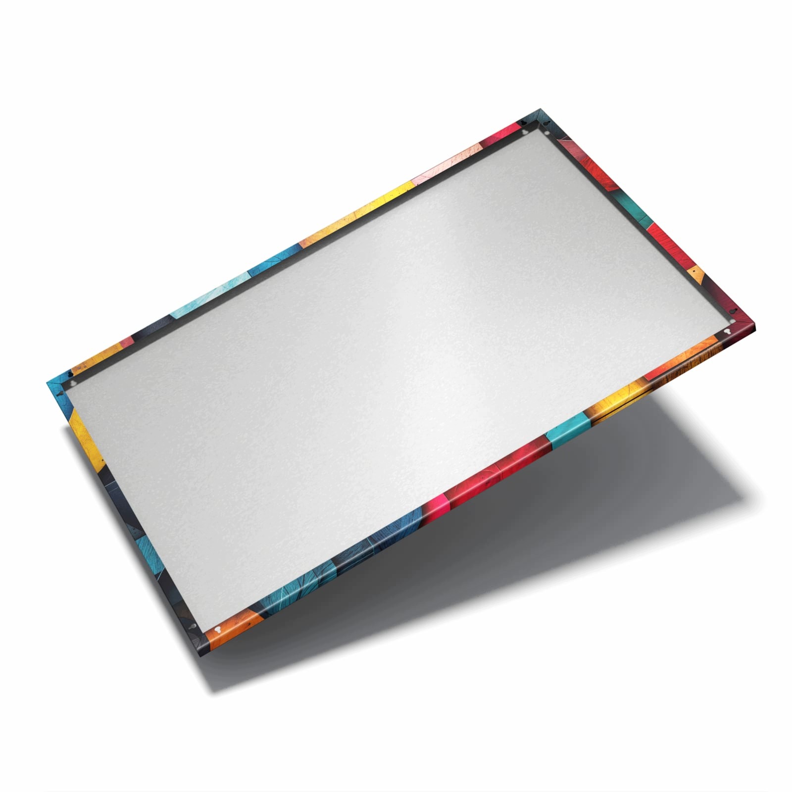Magnetická tabule – obraz na zeď Barevná kolečka – motiv 1 | 90 × 60 cm