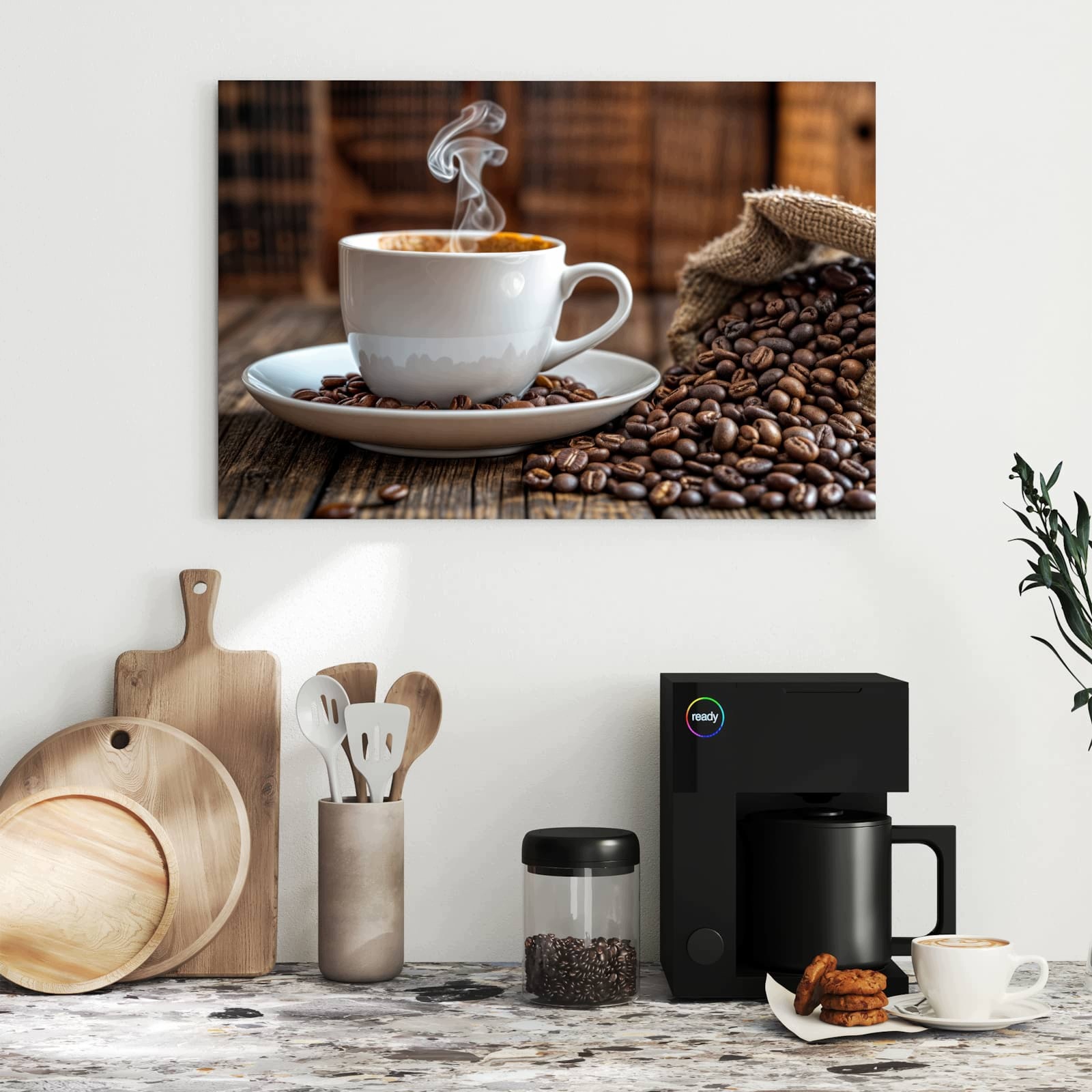Magnetická tabule – obraz na zeď Potěšení kávy | 60 × 40 cm
