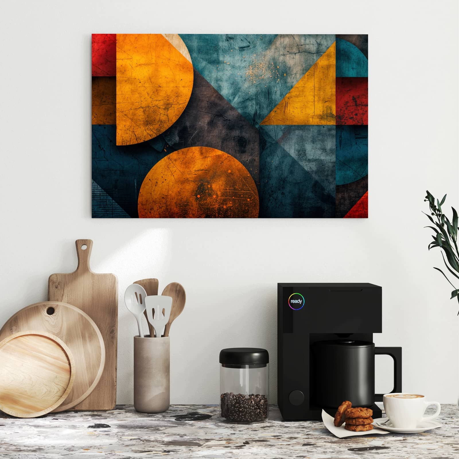 Magnetická tabule – obraz na zeď Geometrické umění | 60 × 40 cm