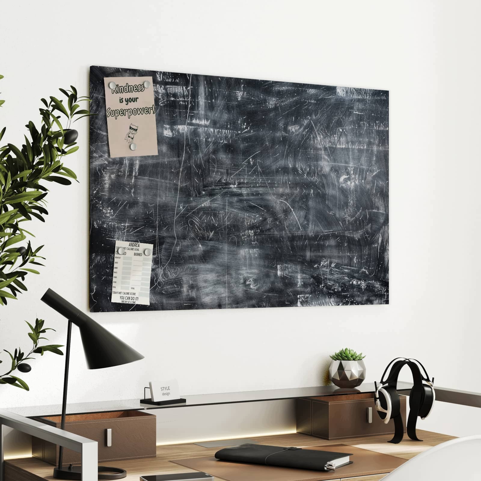 Magnetická tabule – obraz na zeď Abstraktní struktury | 90 × 60 cm