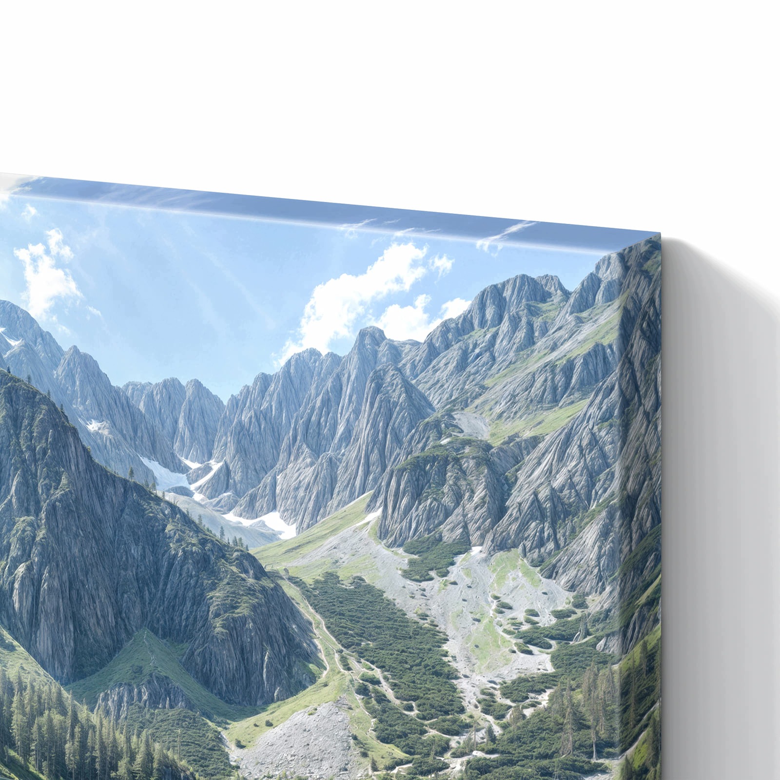 Magnetická tabule – obraz na zeď Horská krajina jezero | 90 × 60 cm