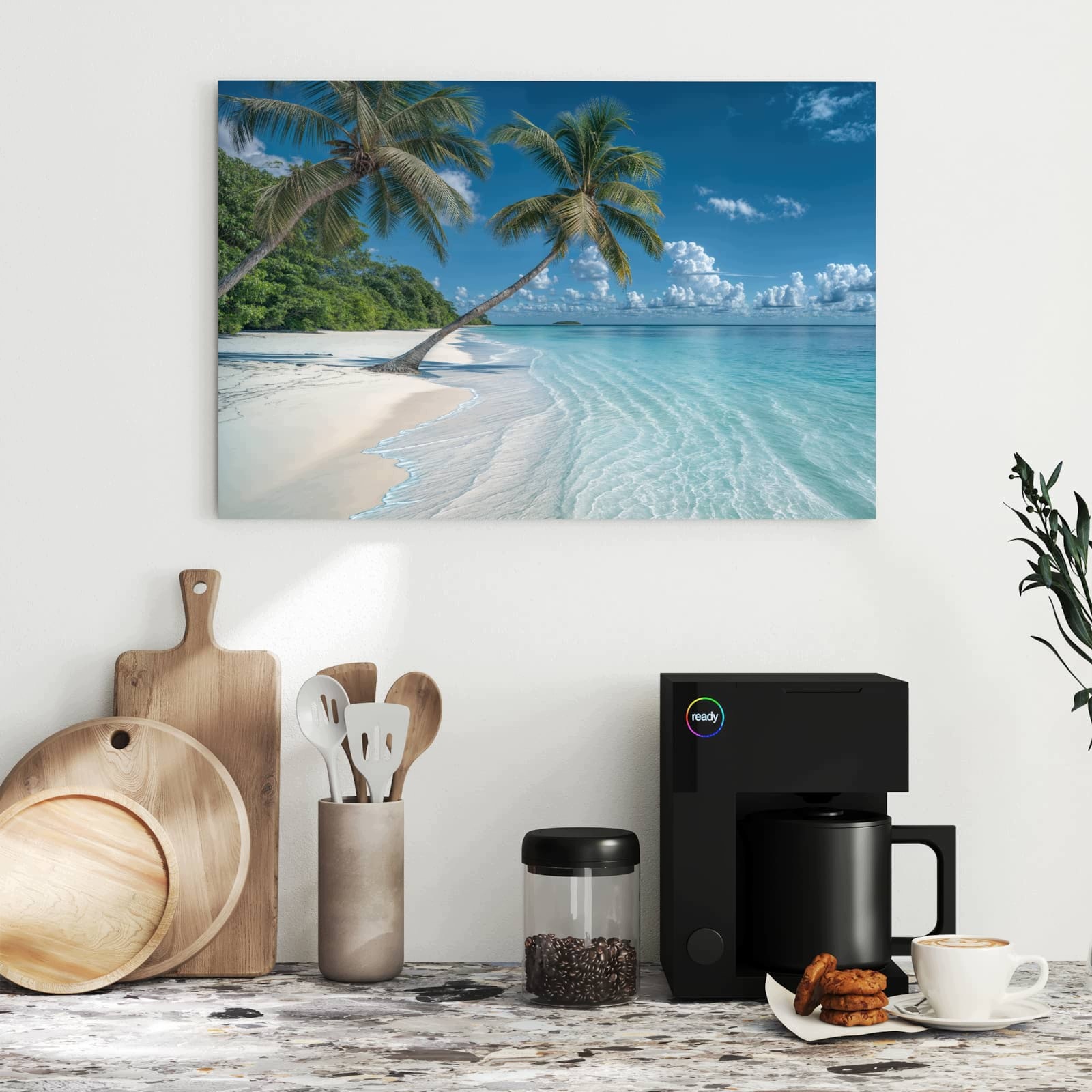 Magnetická tabule – obraz na zeď Dovolená na pláži | 60 × 40 cm