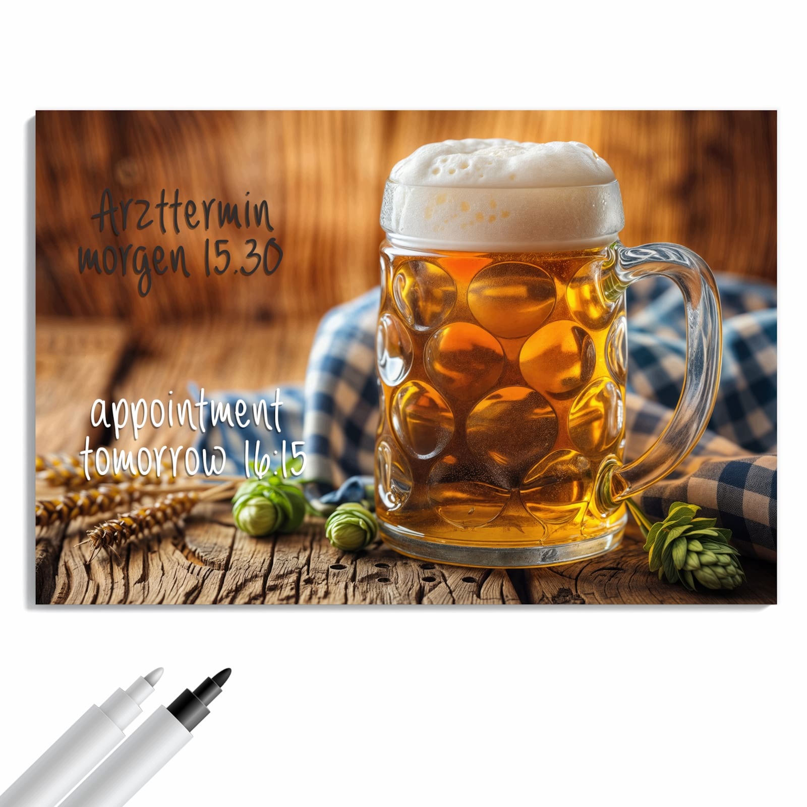 Magnetická tabule – obraz na zeď Půllitr | 60 × 40 cm