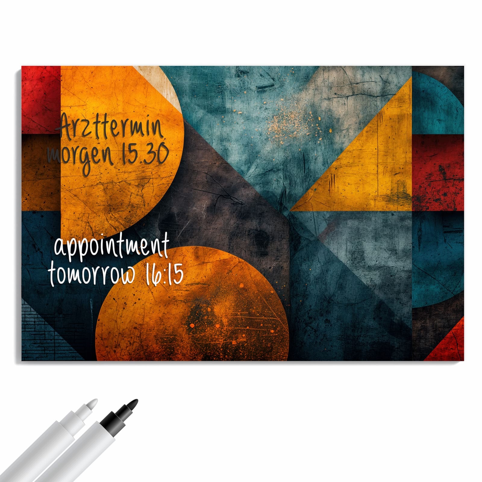 Magnetická tabule – obraz na zeď Geometrické umění | 90 × 60 cm