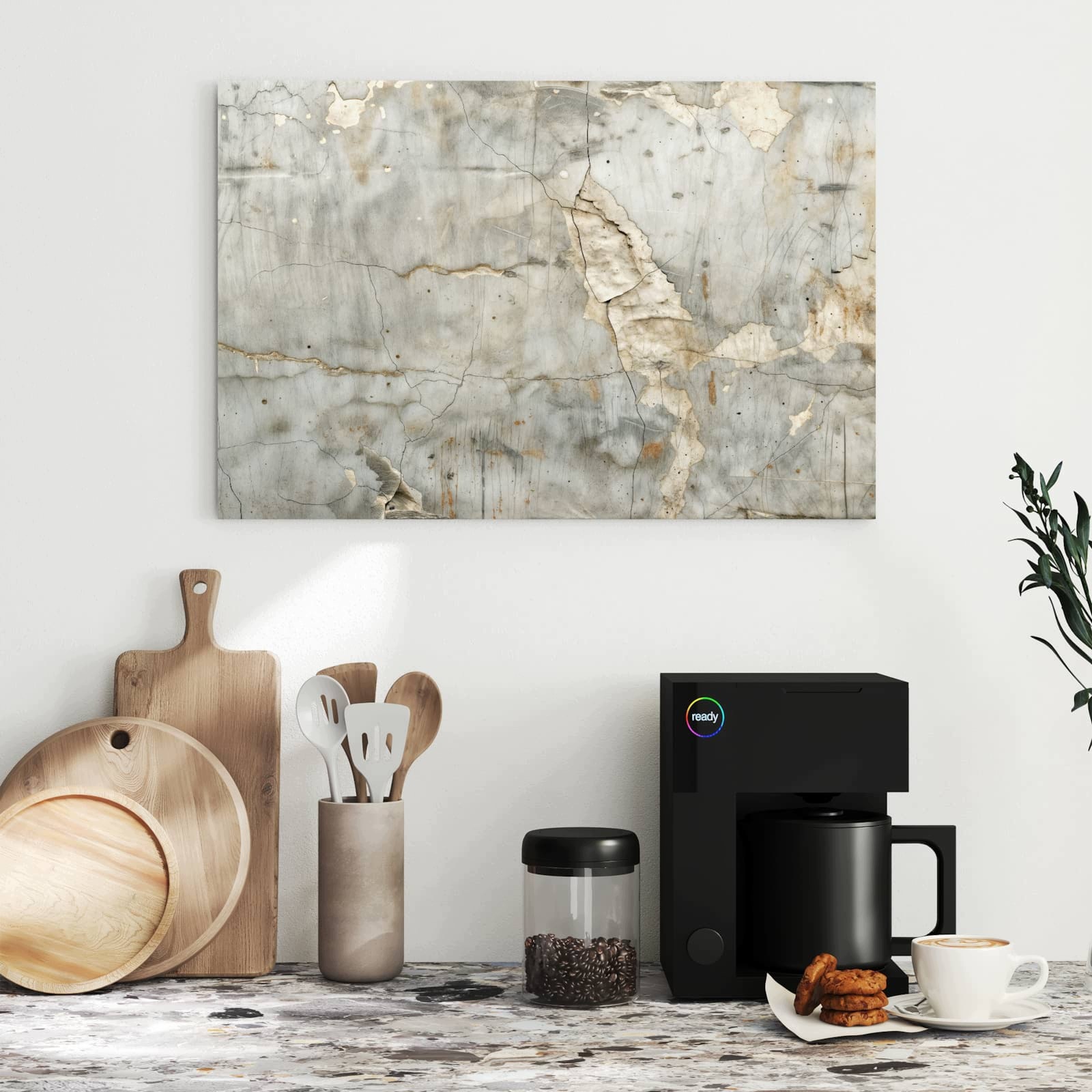 Magnetická tabule – obraz na zeď Popraskaný povrch stěny | 60 × 40 cm