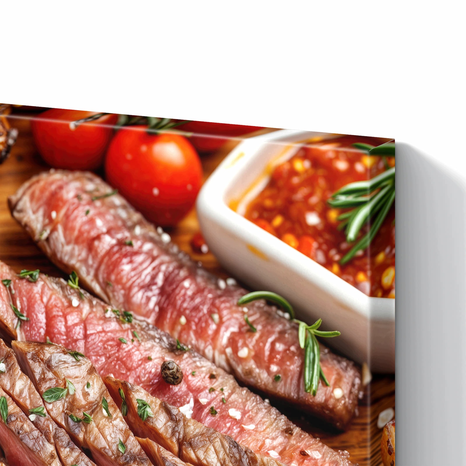 Magnetická tabule – obraz na zeď Talíř z grilu | 60 × 40 cm