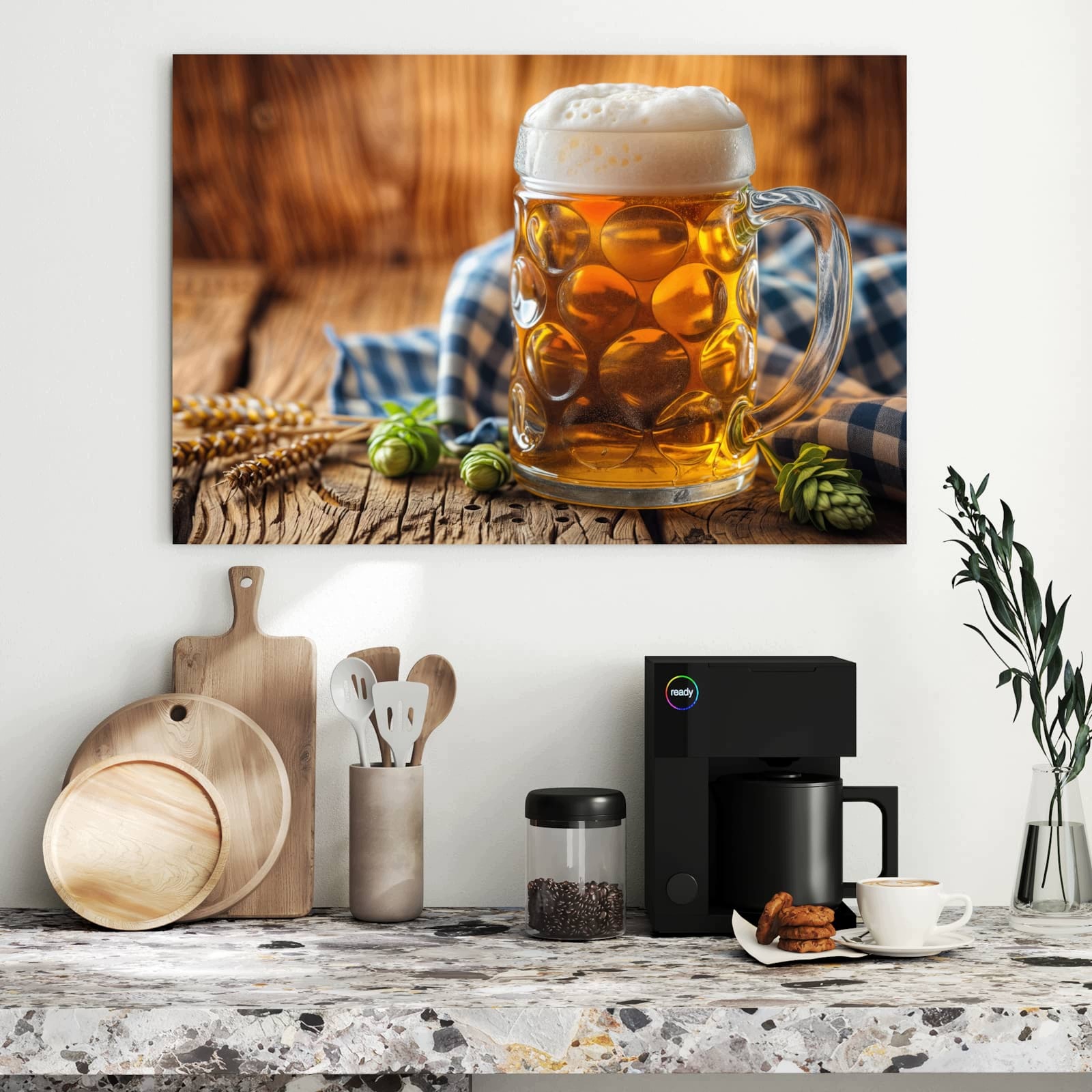 Magnetická tabule – obraz na zeď Půllitr | 90 × 60 cm