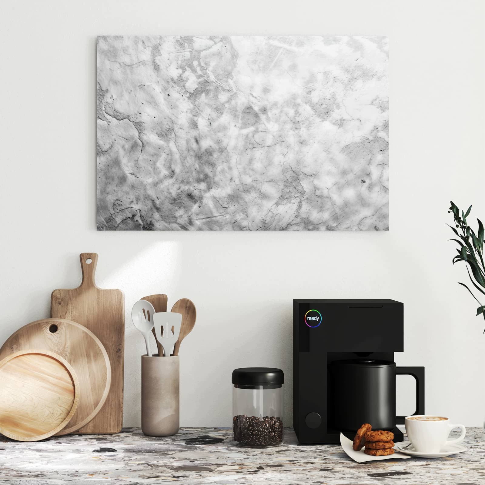 Magnetická tabule – obraz na zeď Mramorová struktura | 60 × 40 cm