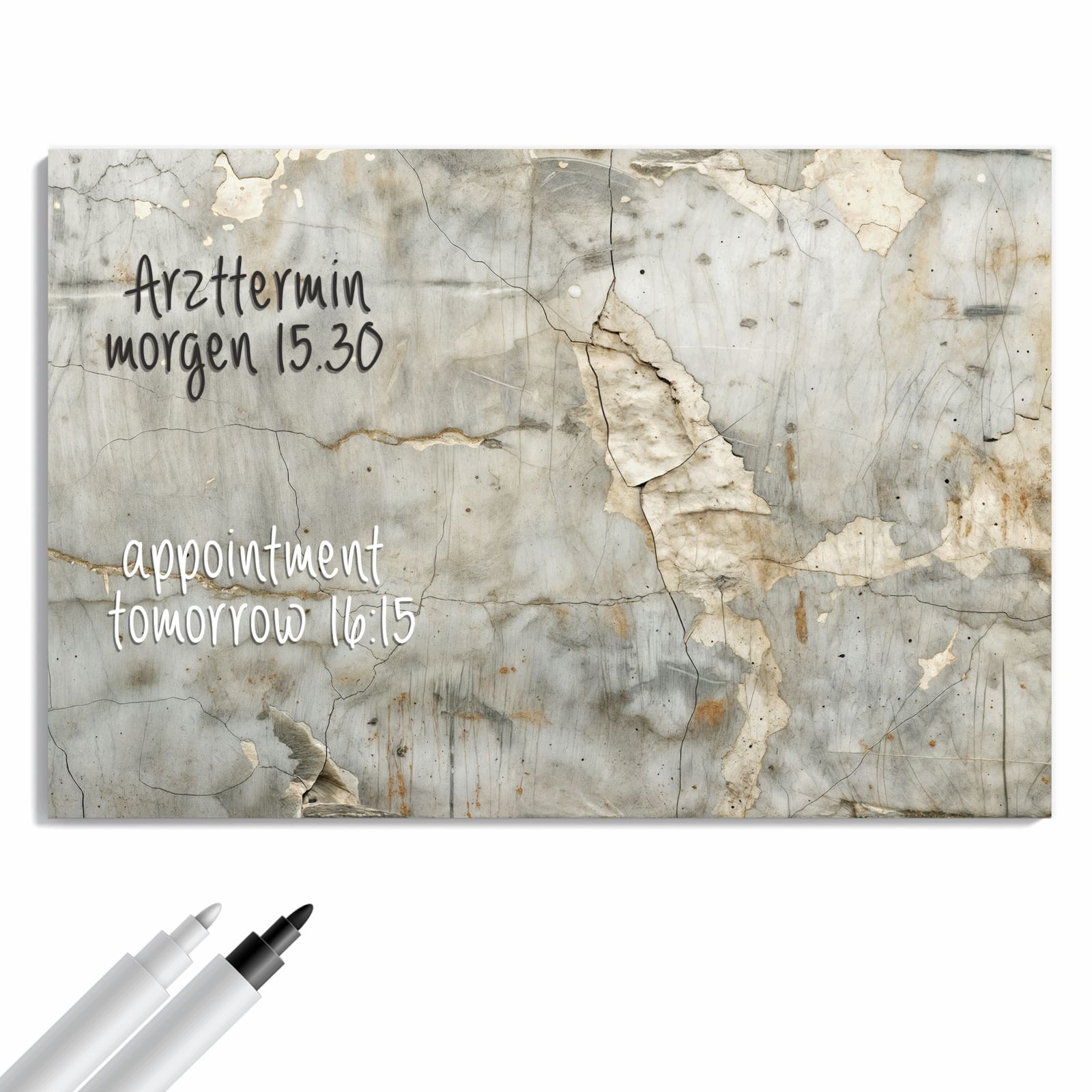 Magnetická tabule – obraz na zeď Popraskaný povrch stěny | 90 × 60 cm