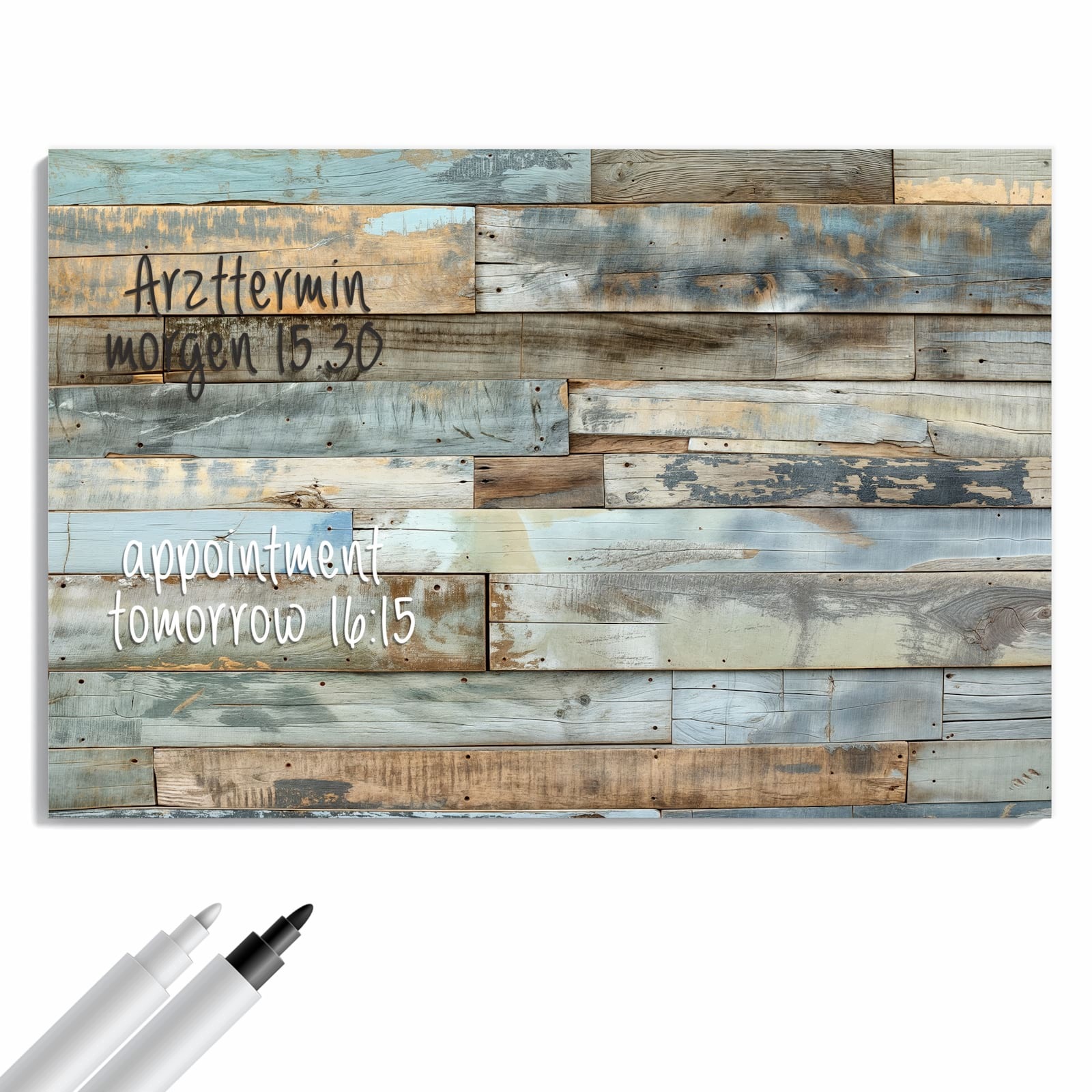 Magnetická tabule – obraz na zeď Stará prkna | 90 × 60 cm