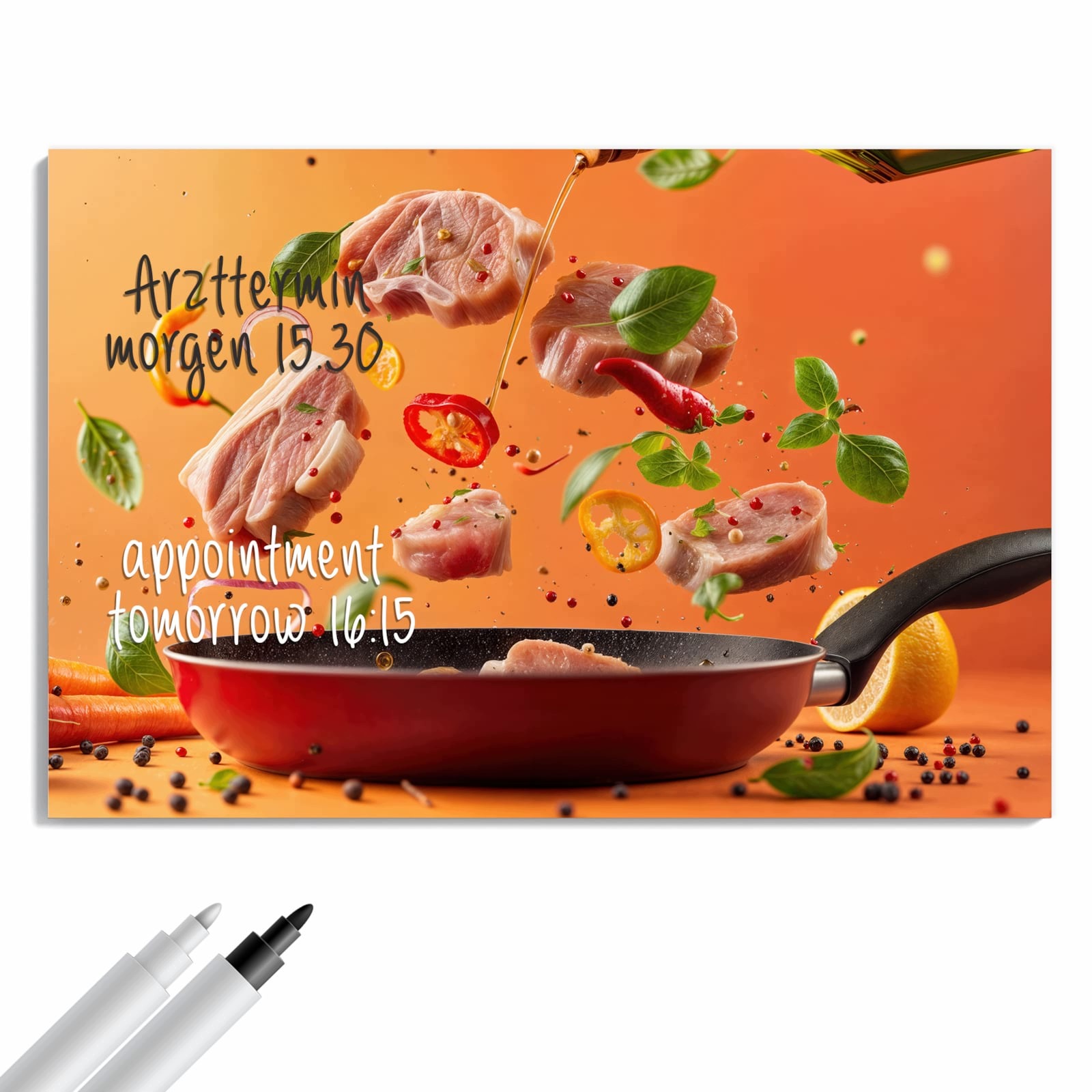 Magnetická tabule – obraz na zeď Svěží kulinářské ingredience | 60 × 40 cm
