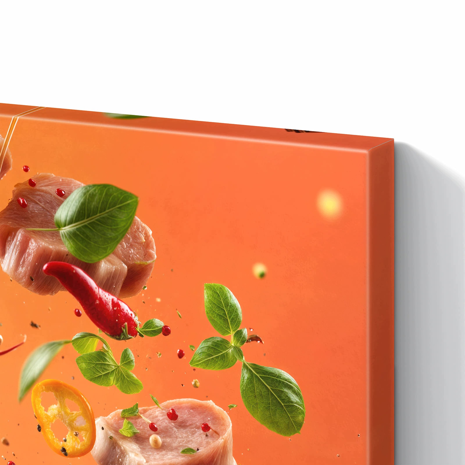 Magnetická tabule – obraz na zeď Svěží kulinářské ingredience | 90 × 60 cm