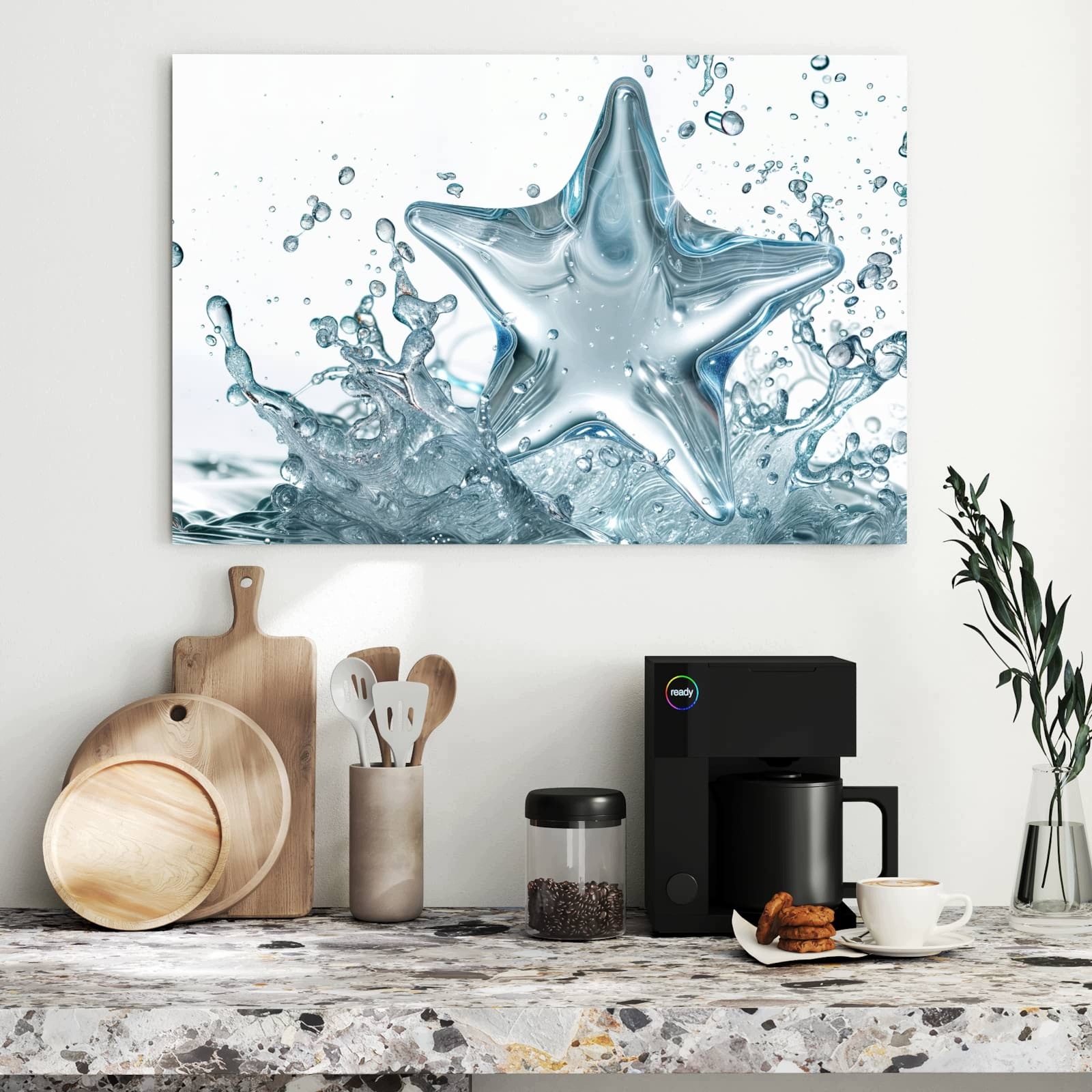 Magnetická tabule – obraz na zeď Cákance hvězd | 90 × 60 cm