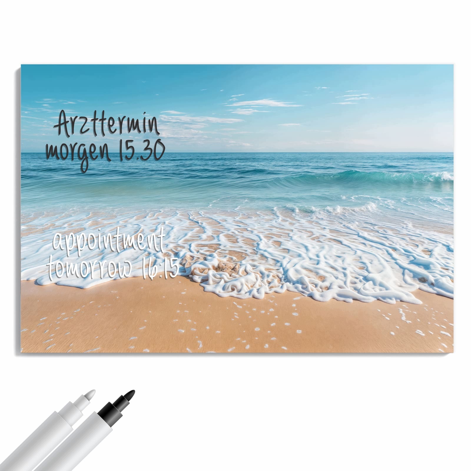 Magnetická tabule – obraz na zeď Tropická pláž | 90 × 60 cm