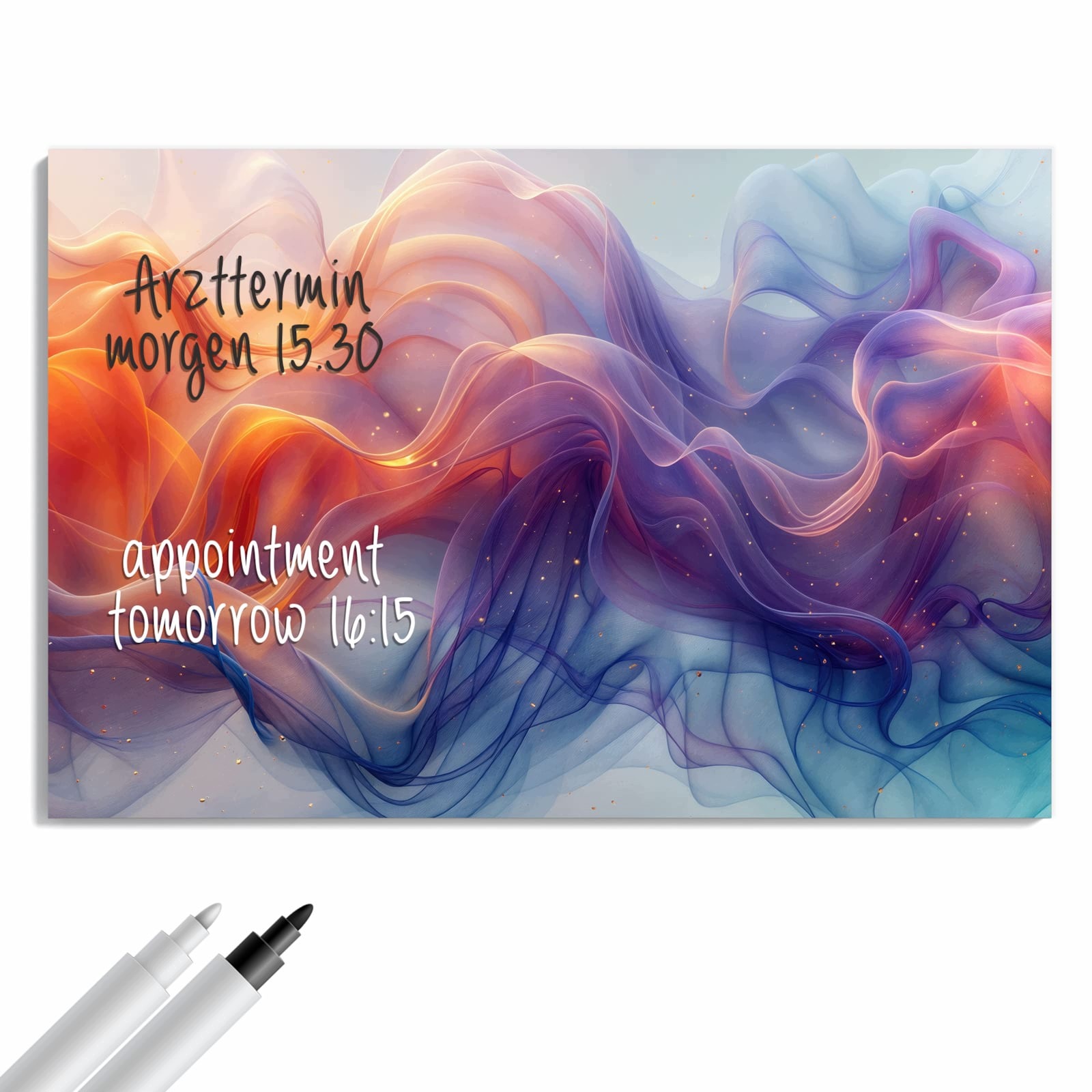 Magnetická tabule – obraz na zeď Vír barev | 60 × 40 cm