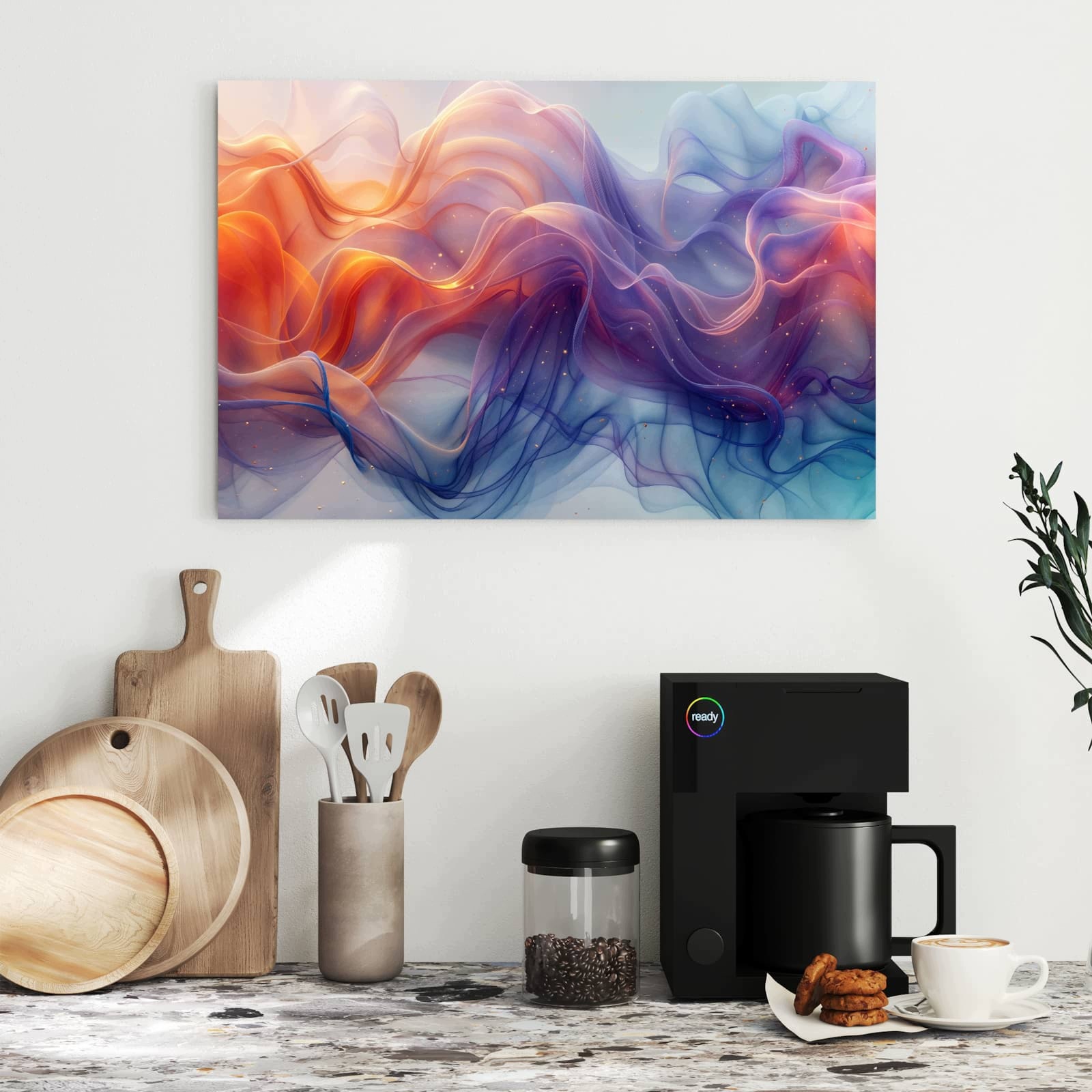 Magnetická tabule – obraz na zeď Vír barev | 60 × 40 cm