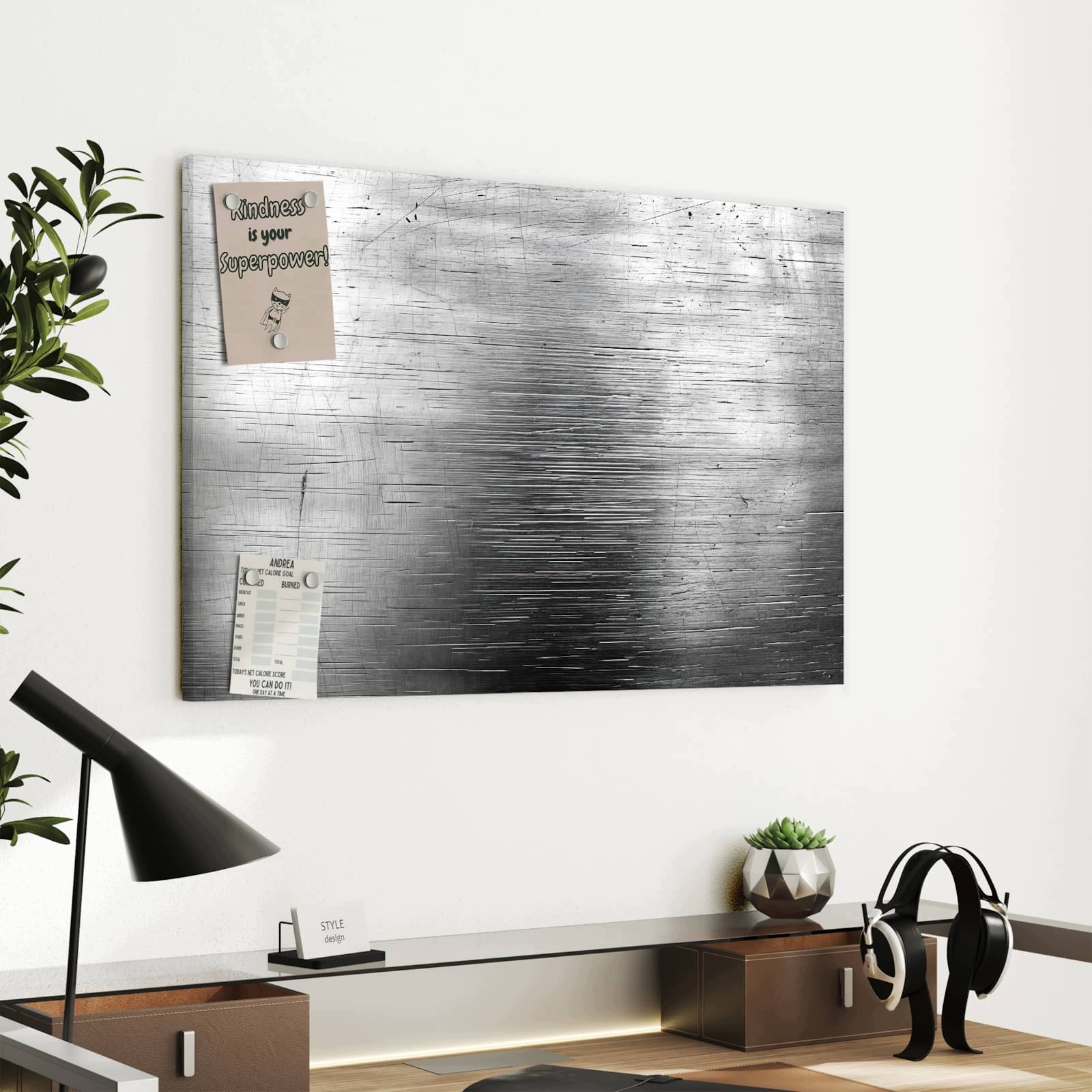 Magnetická tabule – obraz na zeď Strukturální povrch – motiv 1 | 60 × 40 cm