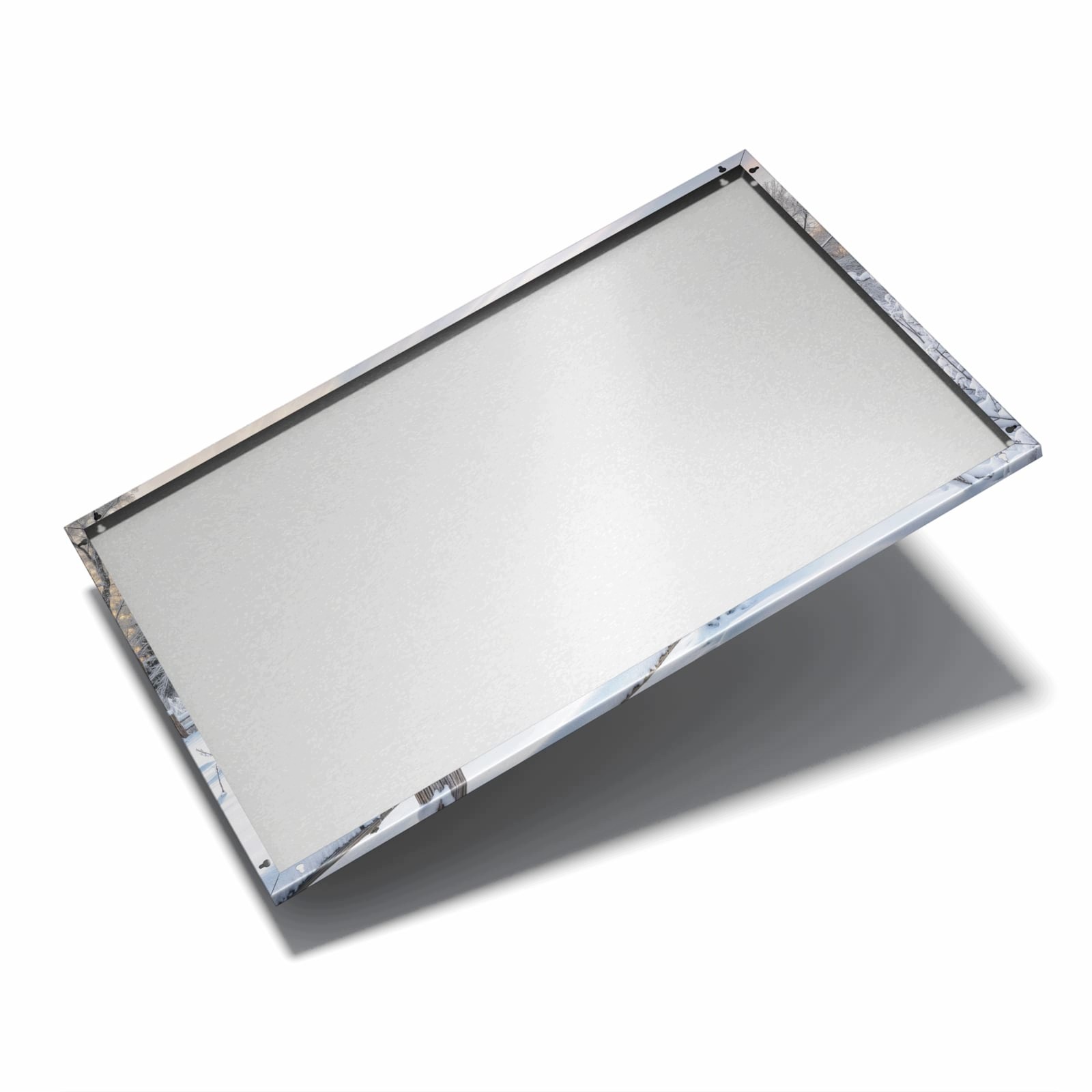 Magnetická tabule – obraz na zeď Zasněžený zámeček | 90 × 60 cm