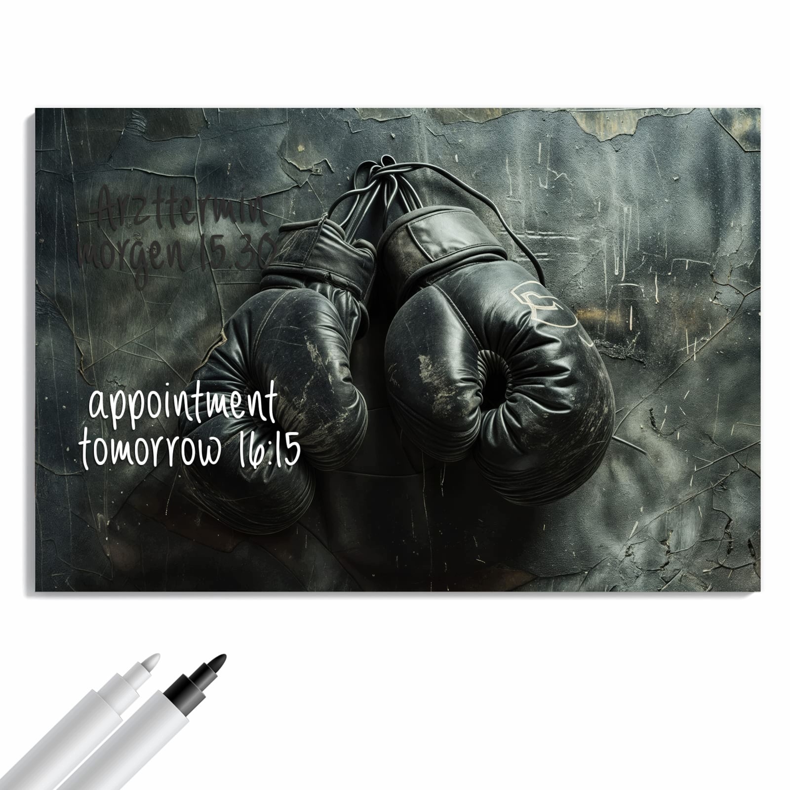 Magnetická tabule – obraz na zeď Vintage boxerské rukavice | 60 × 40 cm