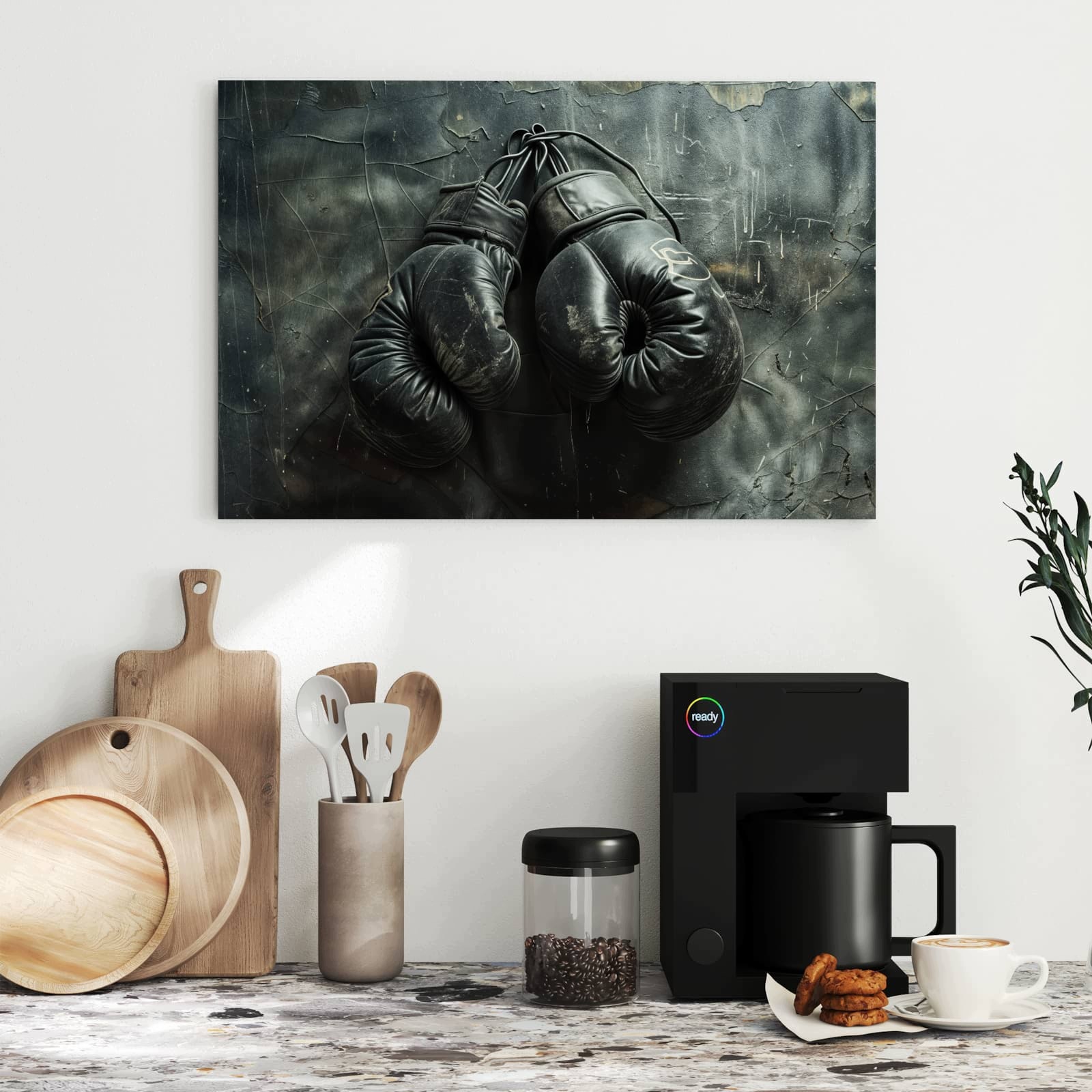 Magnetická tabule – obraz na zeď Vintage boxerské rukavice | 60 × 40 cm