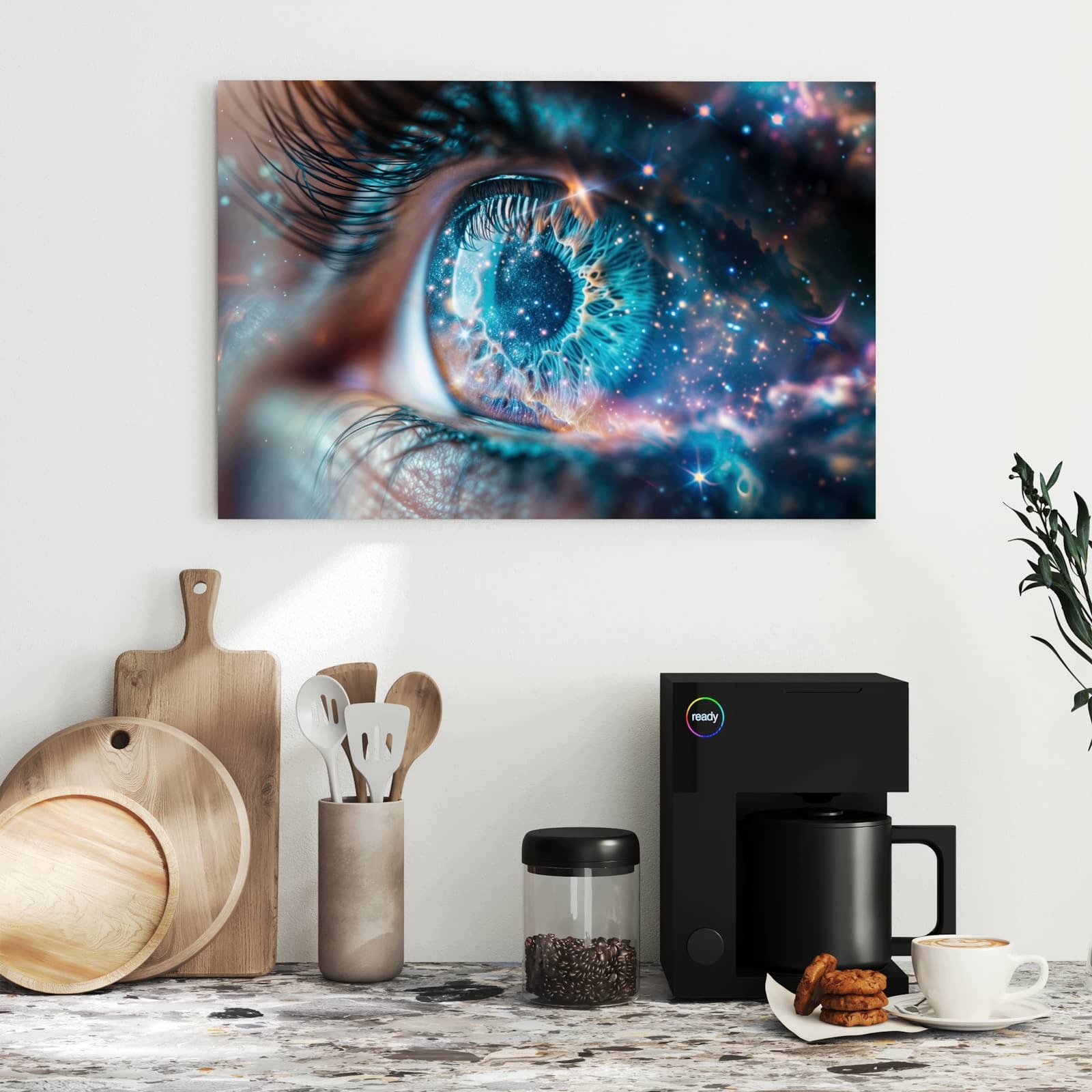 Magnetická tabule – obraz na zeď Galaktické oko | 60 × 40 cm
