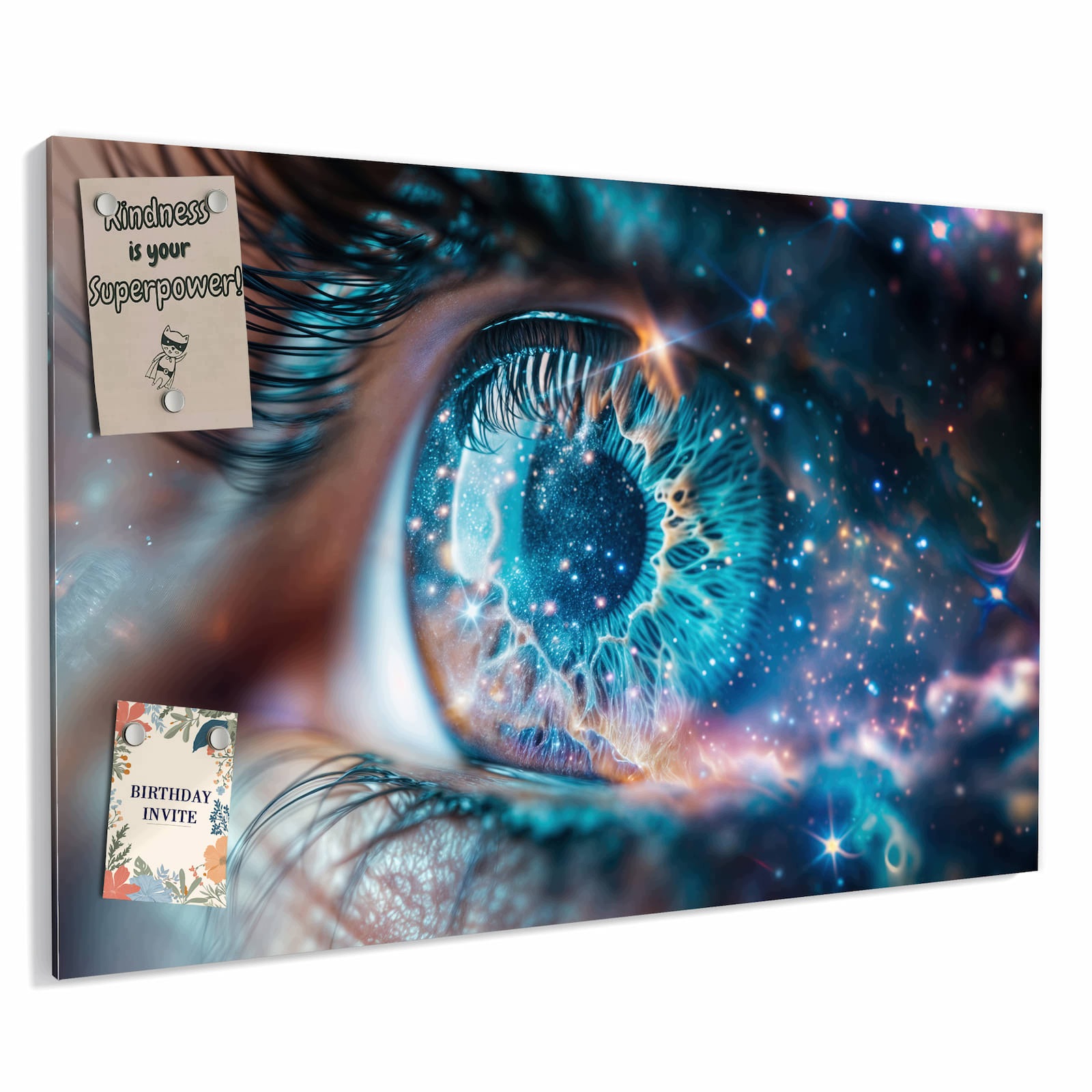 Magnetická tabule – obraz na zeď Galaktické oko | 60 × 40 cm
