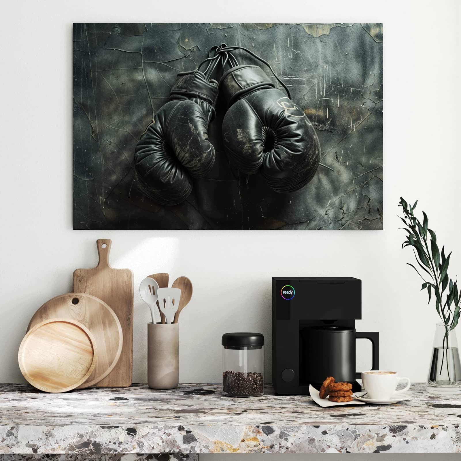 Magnetická tabule – obraz na zeď Vintage boxerské rukavice | 90 × 60 cm