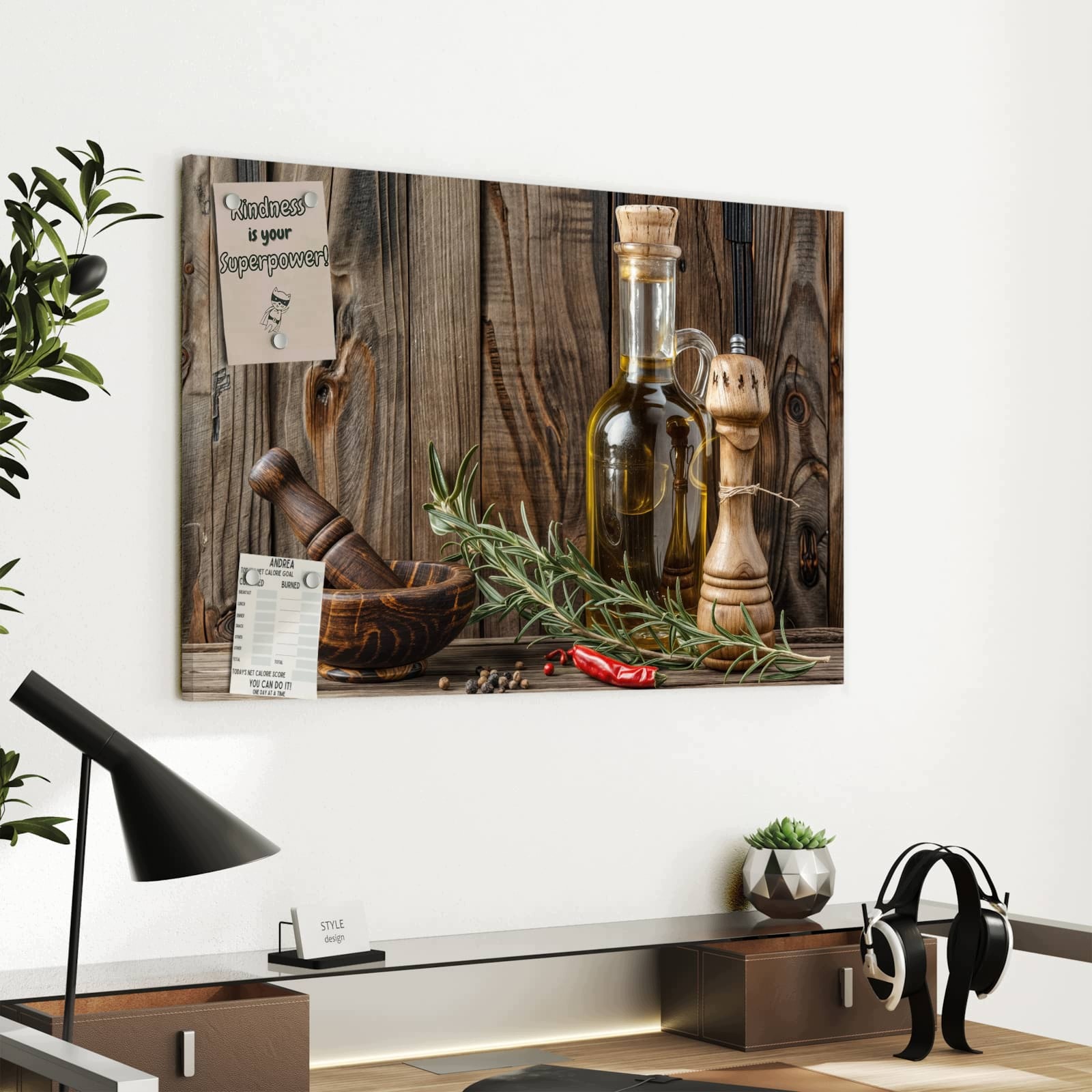 Magnetická tabule – obraz na zeď Kuchyňská dekorace | 60 × 40 cm