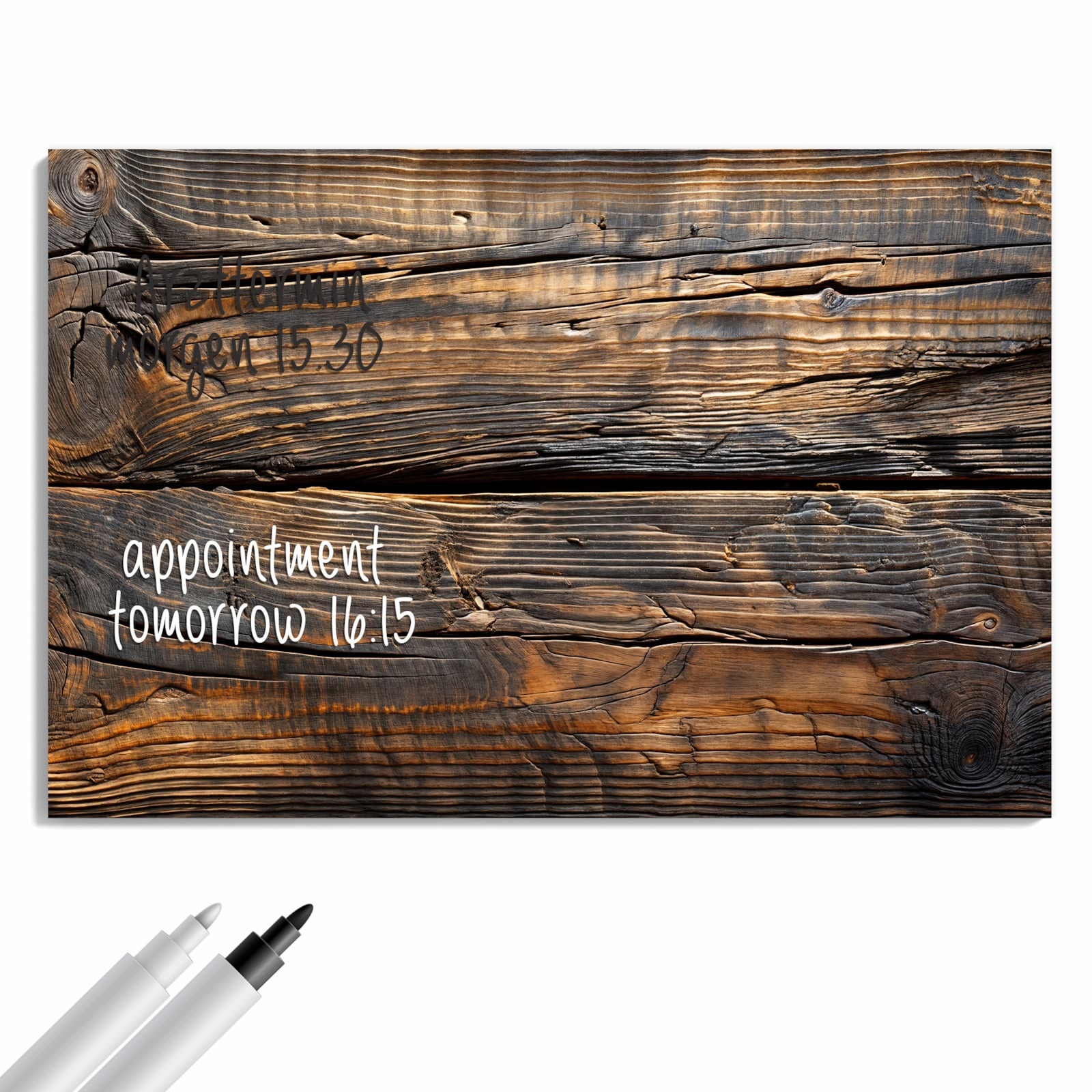 Magnetická tabule – obraz na zeď Textura starého dřeva | 60 × 40 cm