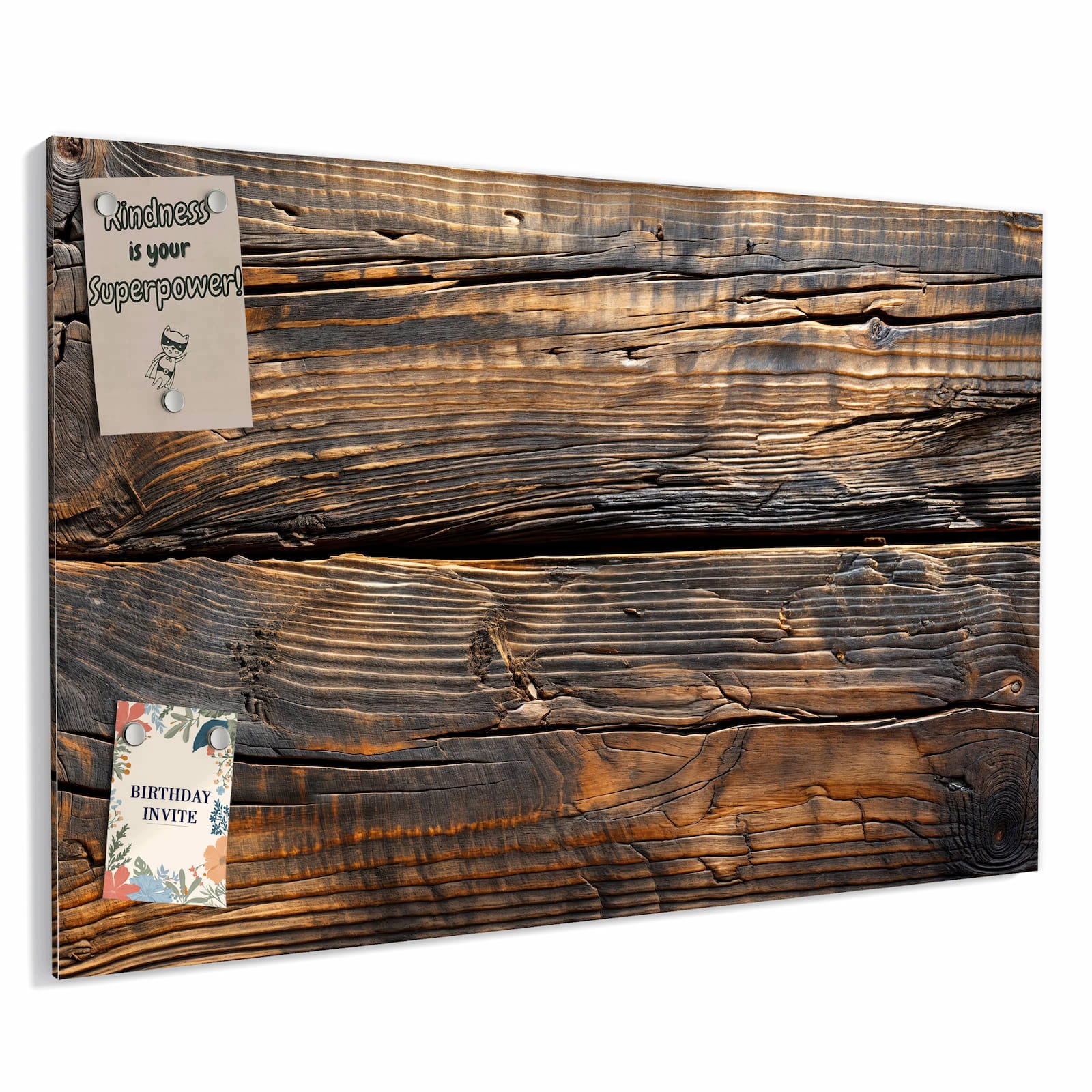 Magnetická tabule – obraz na zeď Textura starého dřeva | 60 × 40 cm
